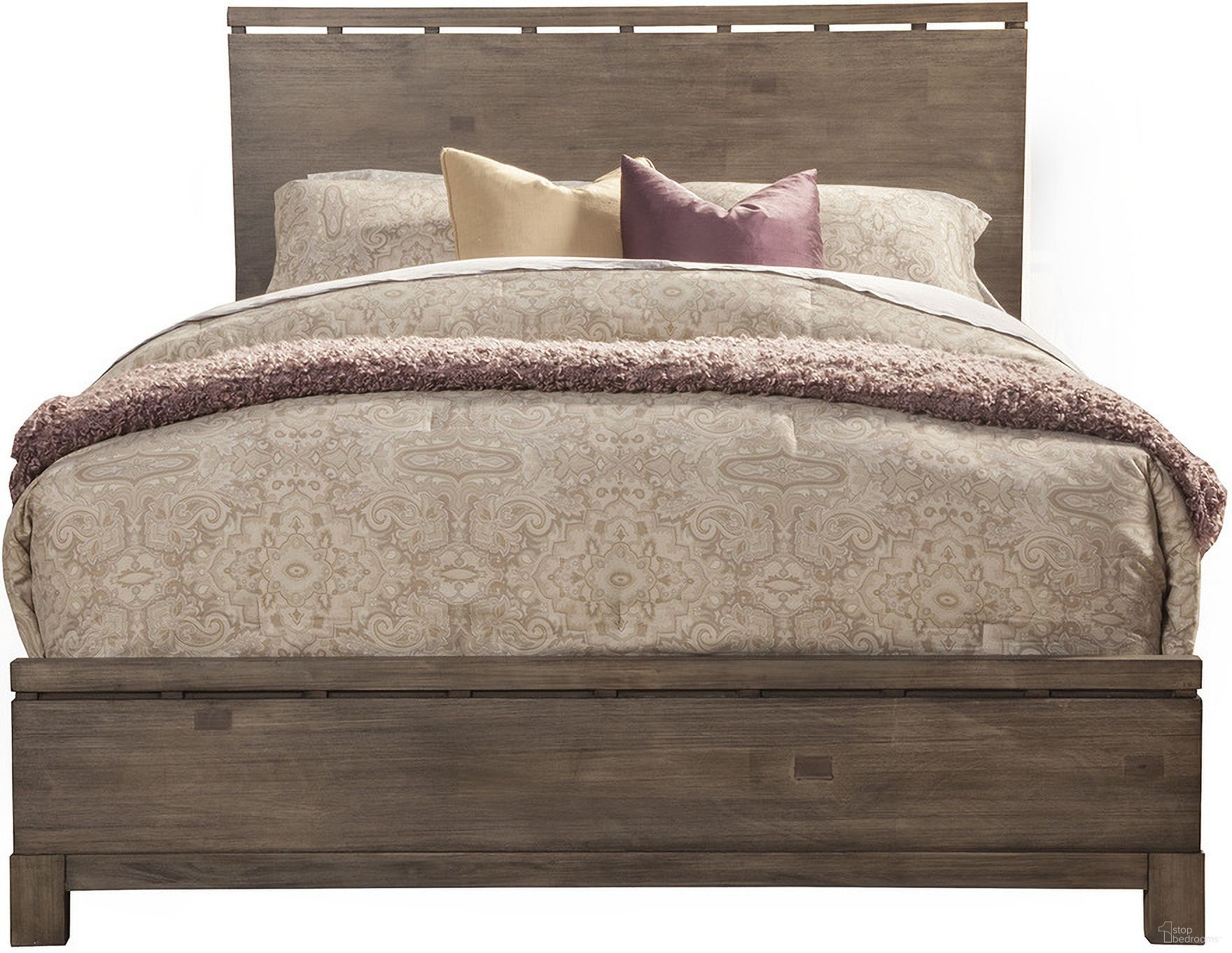 The appearance of Sydney Full Panel Bed In Weathered Grey designed by Alpine in the coastal interior design. This weathered grey piece of furniture was selected by 1StopBedrooms from Sydney Collection to add a touch of cosiness and style into your home. Sku: 1700-08F. Bed Type: Panel Bed. Bed Size: Full. Material: Mahogany.