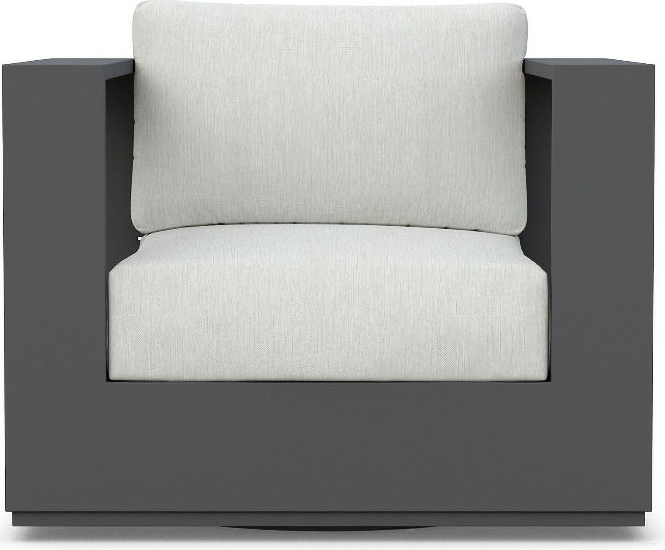 The appearance of Sydney Swivel Club Chair with Cushion In Arctic and Charcoal designed by Azzurro Living in the modern / contemporary interior design. This arctic/charcoal piece of furniture was selected by 1StopBedrooms from Sydney Collection to add a touch of cosiness and style into your home. Sku: SYD-A16S1S-P16. Material: Aluminum.