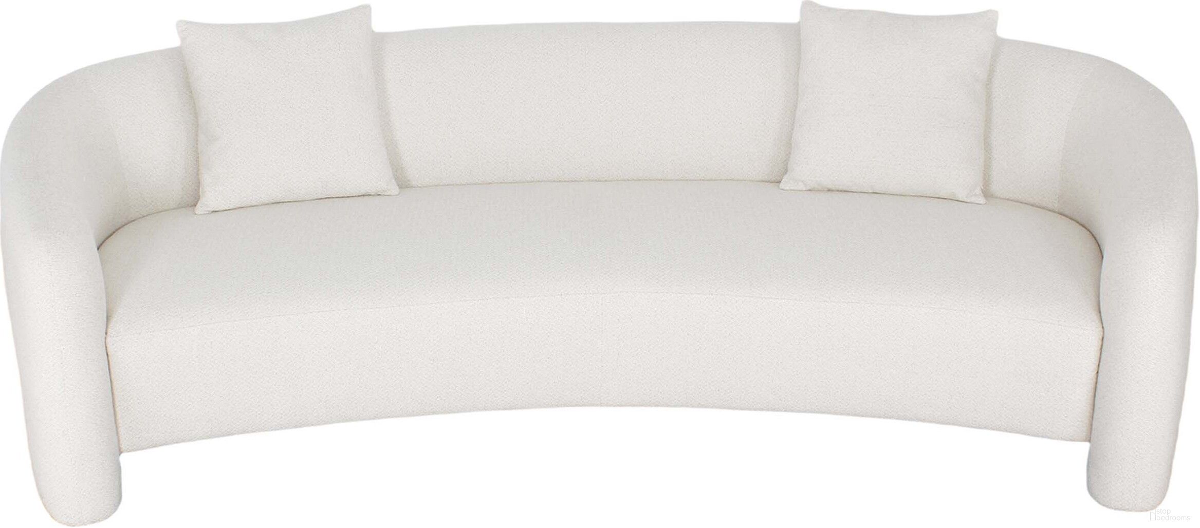 The appearance of Sylvia Sofa In Angora designed by Manhattan Comfort in the modern / contemporary interior design. This angora piece of furniture was selected by 1StopBedrooms from Sylvia Collection to add a touch of cosiness and style into your home. Sku: SF017-AN. Material: Wood.