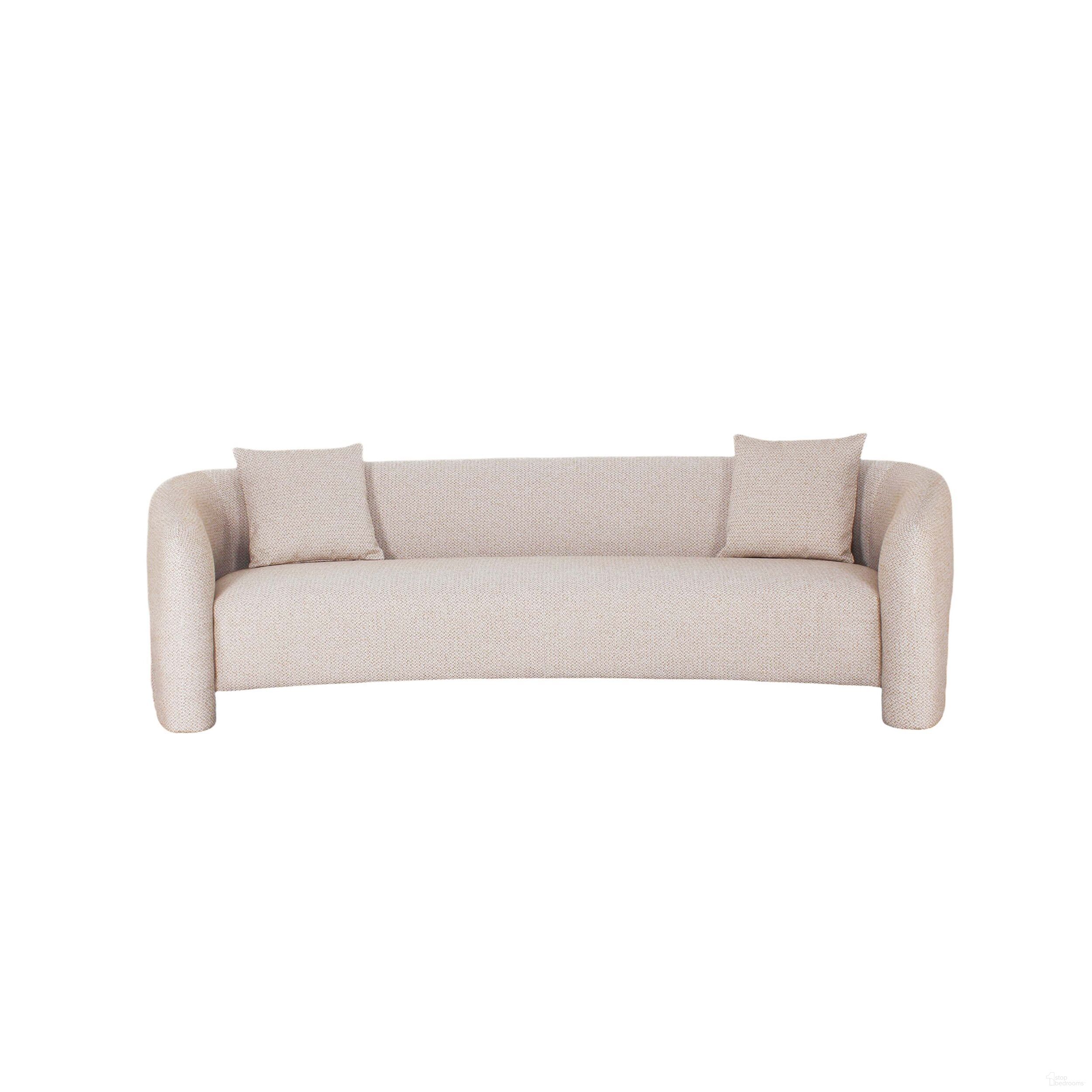 The appearance of Sylvia Sofa In Gold Dust designed by Manhattan Comfort in the modern / contemporary interior design. This gold piece of furniture was selected by 1StopBedrooms from Sylvia Collection to add a touch of cosiness and style into your home. Sku: SF017-GD. Material: Wood.