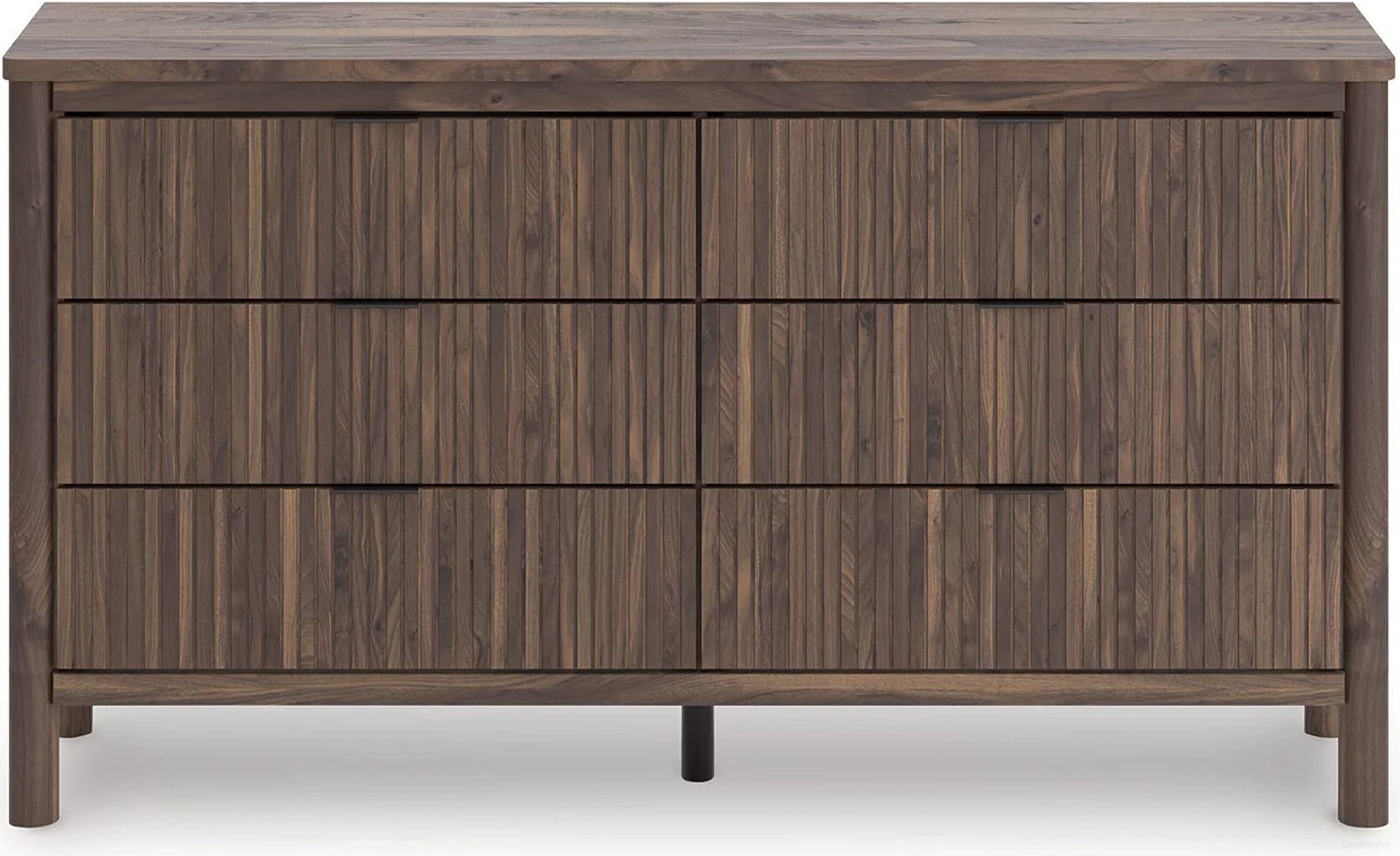 The appearance of Symarro Dresser In Brown designed by Signature Design by Ashley in the transitional interior design. This brown piece of furniture was selected by 1StopBedrooms from Symarro Collection to add a touch of cosiness and style into your home. Sku: NCB2614-31. Material: Wood.