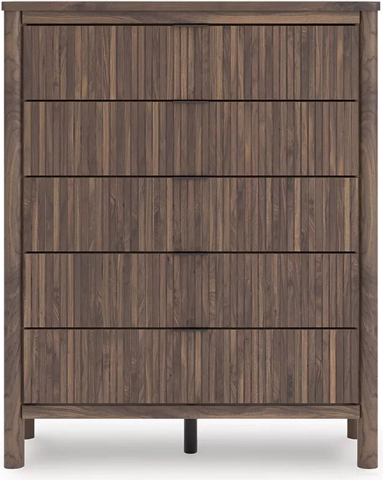 The appearance of Symarro Wide Chest of Drawers In Brown designed by Signature Design by Ashley in the transitional interior design. This brown piece of furniture was selected by 1StopBedrooms from Symarro Collection to add a touch of cosiness and style into your home. Sku: NCB2614-46. Material: Wood.
