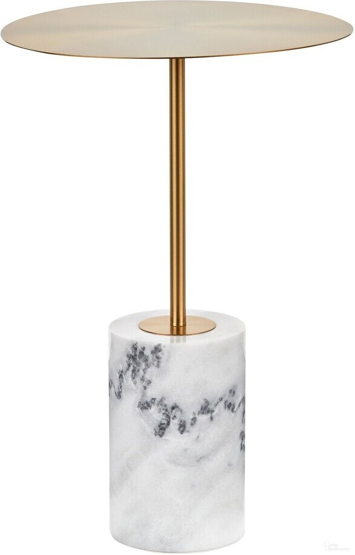 The appearance of Symbol Side Table In White designed by Lumisource in the modern / contemporary interior design. This white piece of furniture  was selected by 1StopBedrooms from Symbol Collection to add a touch of cosiness and style into your home. Sku: TB-SYMBOL AUWM. Material: Marble.