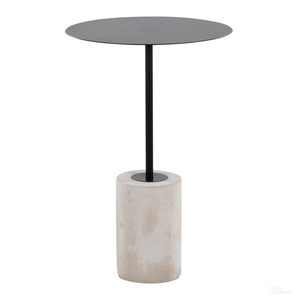 The appearance of Symbol Side Table In Concrete and Black designed by Lumisource in the modern / contemporary interior design. This concrete and black piece of furniture  was selected by 1StopBedrooms from Symbol Collection to add a touch of cosiness and style into your home. Sku: TB-SYMBOLMTL CRCBK. Material: Concrete.