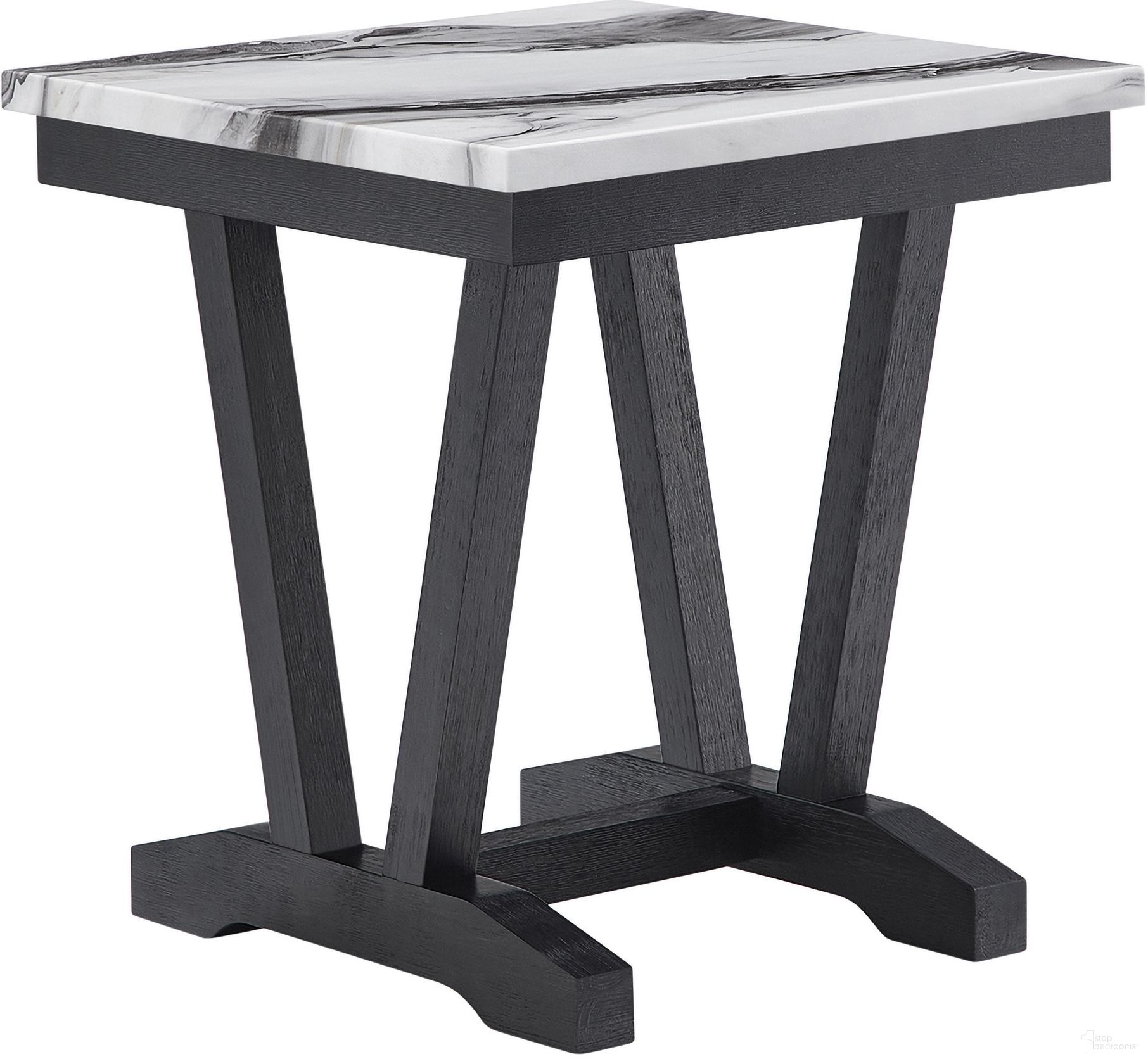 The appearance of T1319 End Table In Black and White designed by Global Furniture USA in the modern / contemporary interior design. This black/white piece of furniture  was selected by 1StopBedrooms from T1319 Collection to add a touch of cosiness and style into your home. Sku: T1319-BLK/WHT-ET. Material: MDF.