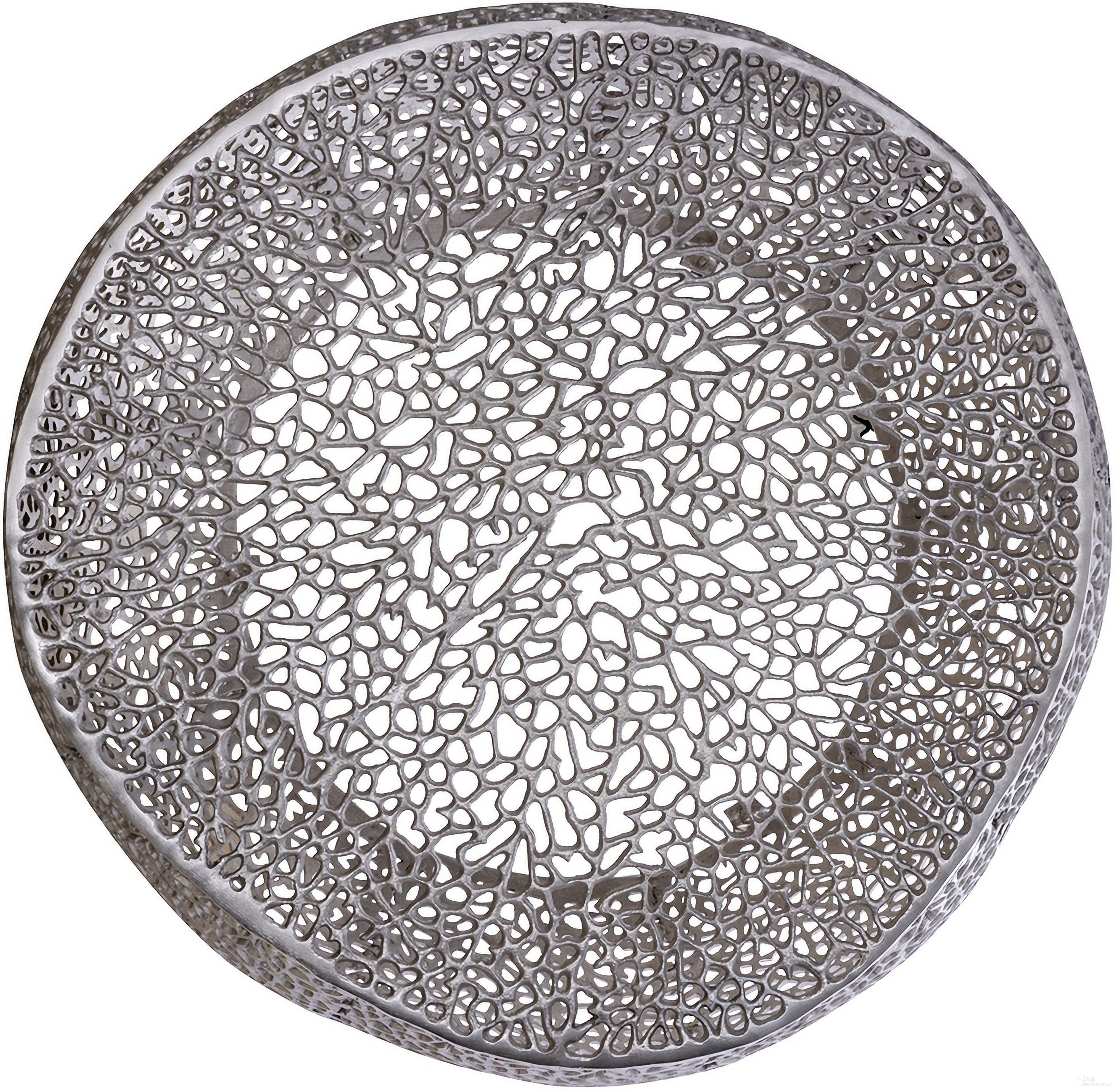 The appearance of T3502-32 Round Coffee Table In Silver designed by Galaxy Home Furnishings in the modern / contemporary interior design. This silver piece of furniture  was selected by 1StopBedrooms from T3502-32 Collection to add a touch of cosiness and style into your home. Sku: 601955552226. Material: Aluminium.