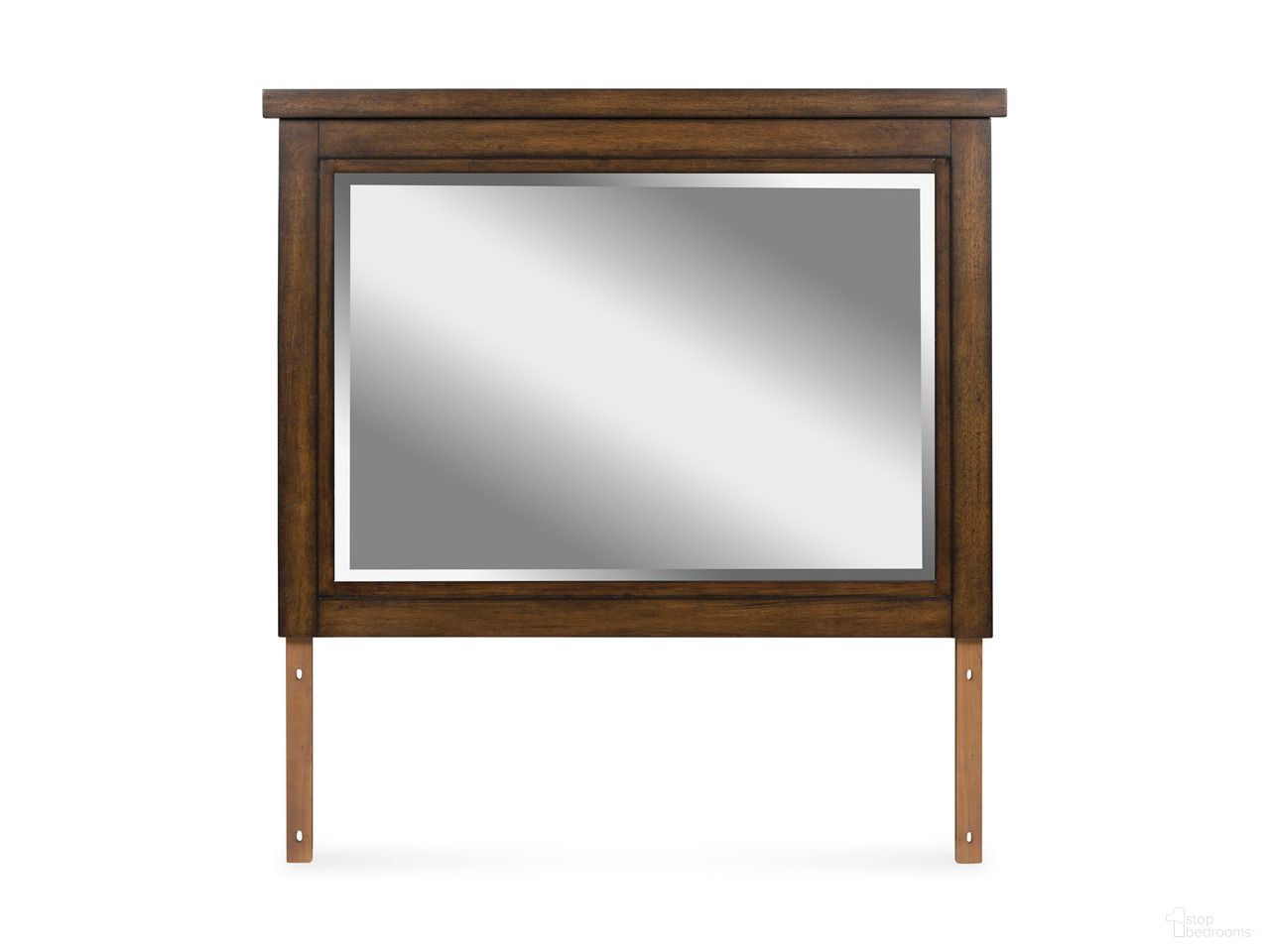The appearance of Taffenbrook Bedroom Mirror In Medium Brown designed by Signature Design by Ashley in the transitional interior design. This medium brown piece of furniture was selected by 1StopBedrooms from Taffenbrook Collection to add a touch of cosiness and style into your home. Sku: B849-36. Material: Glass.