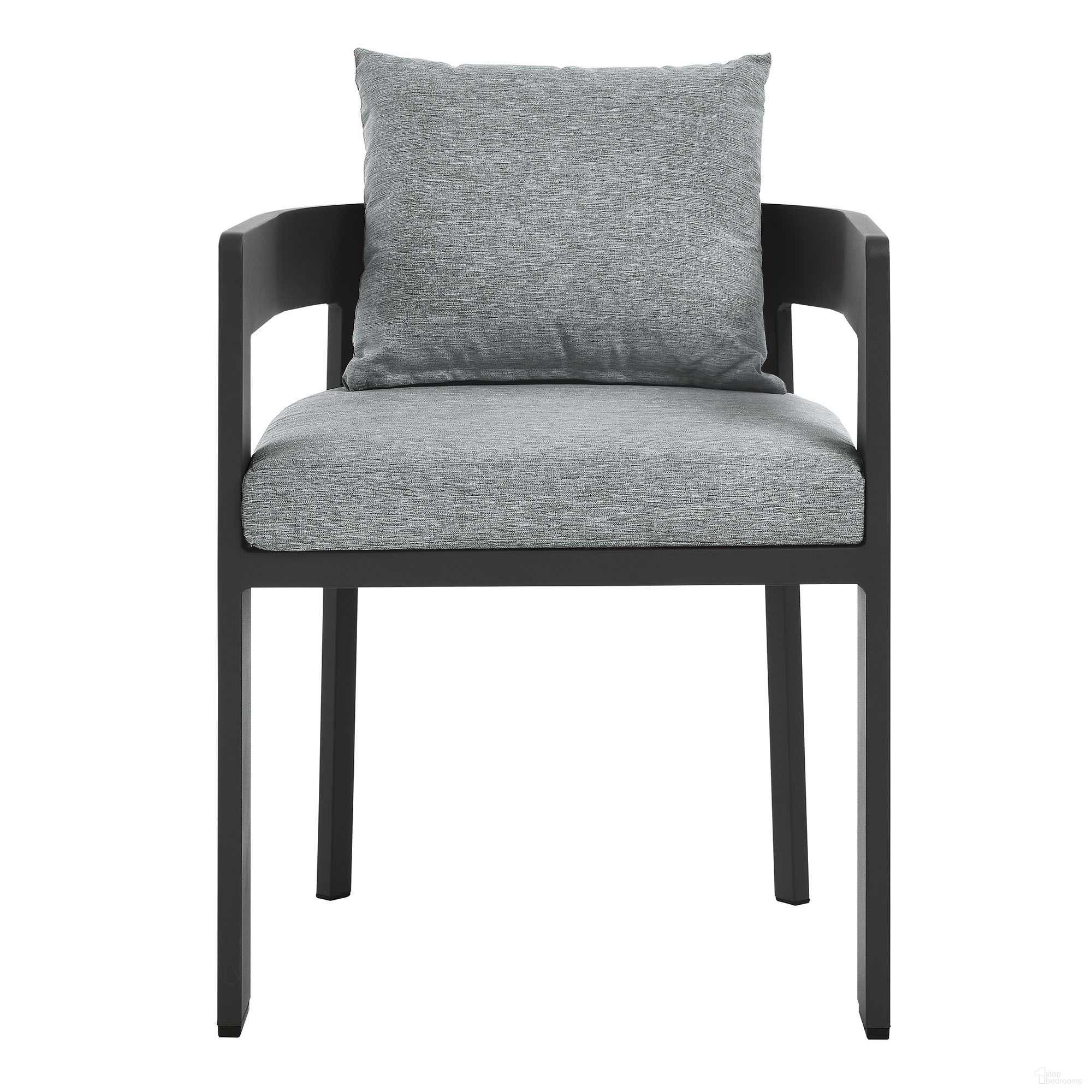 The appearance of Tahoe Outdoor Patio Aluminum Dining Chair In Gray designed by Modway in the modern / contemporary interior design. This gray piece of furniture was selected by 1StopBedrooms from Tahoe Collection to add a touch of cosiness and style into your home. Sku: EEI-7053-GRY-GRY. Material: Aluminum.