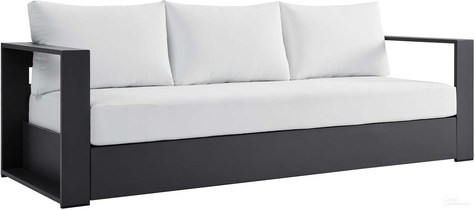 The appearance of Tahoe Outdoor Patio Powder-Coated Aluminum Sofa In White And Grey designed by Modway in the modern / contemporary interior design. This white and grey piece of furniture was selected by 1StopBedrooms from Tahoe Collection to add a touch of cosiness and style into your home. Sku: EEI-5676-GRY-WHI. Material: Foam.