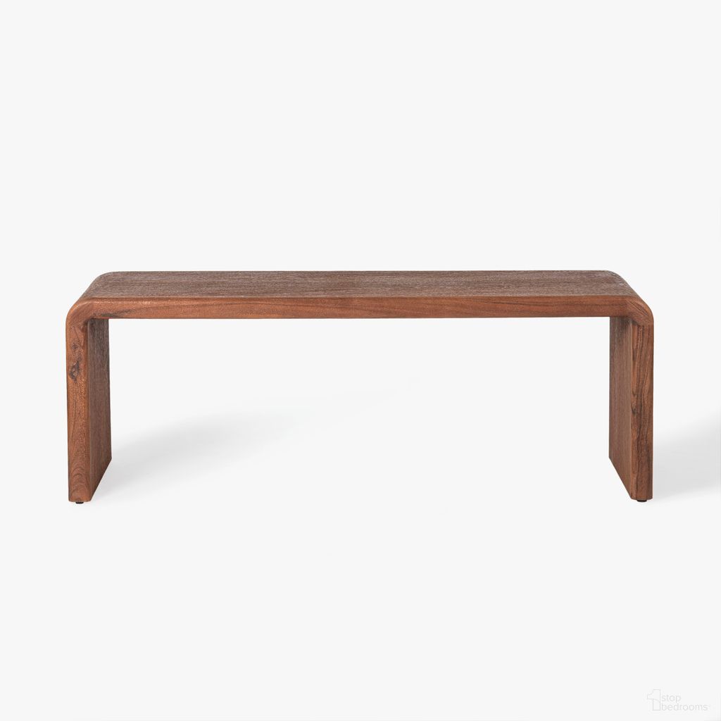 The appearance of Talakona Bench In Walnut designed by Co. House Designs in the coastal interior design. This walnut piece of furniture was selected by 1StopBedrooms from Talakona Collection to add a touch of cosiness and style into your home. Sku: CH-1004073. Material: Acacia.