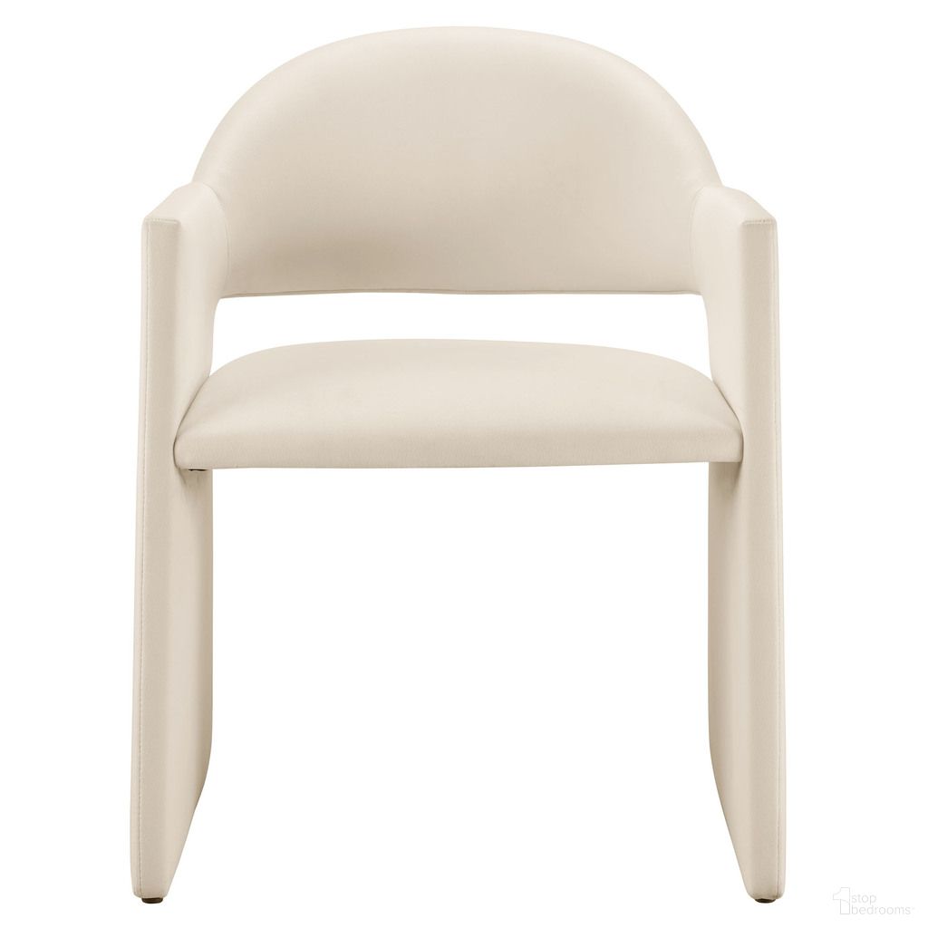The appearance of Talia Performance Velvet Dining Armchair In Alabaster designed by Modway in the modern / contemporary interior design. This alabaster piece of furniture was selected by 1StopBedrooms from Talia Collection to add a touch of cosiness and style into your home. Sku: EEI-7081-ALA. Material: Velvet. Chair Type: Arm Chair.