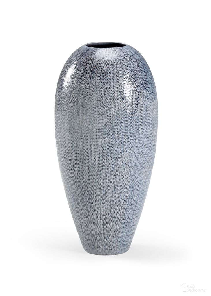 Tall Granger Vase In Blue