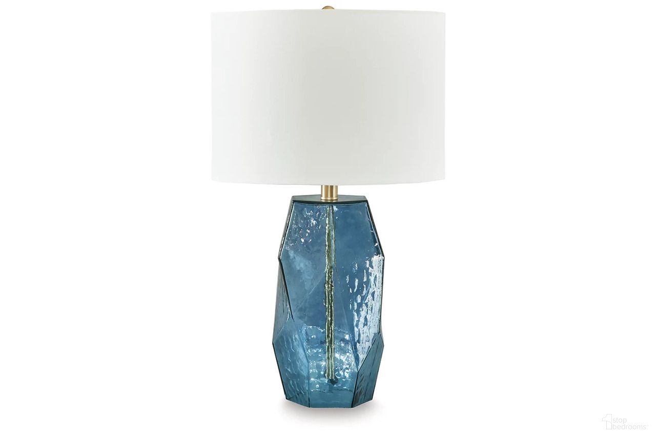 Tallow Table Lamp In Blue