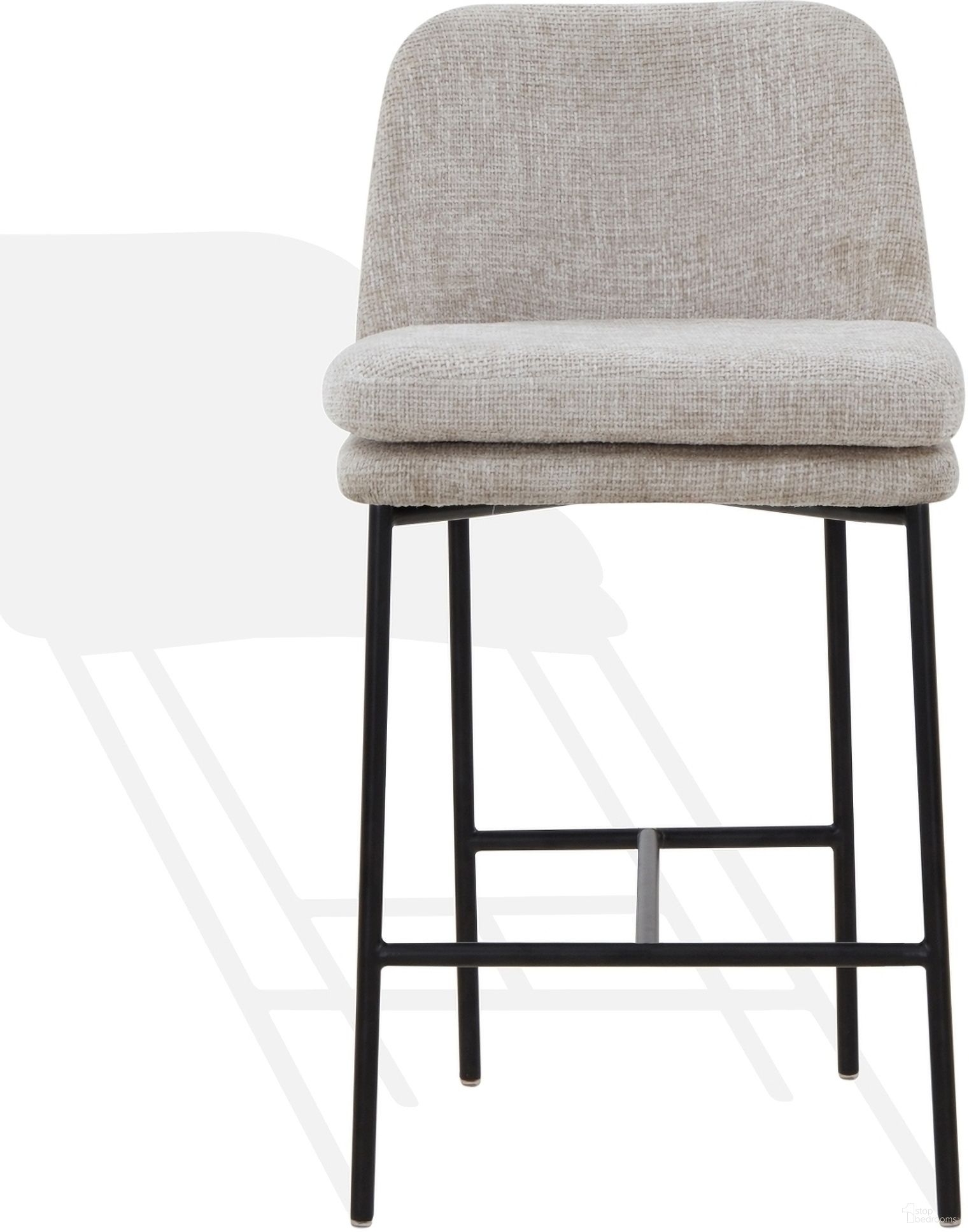 The appearance of Tamarie Chenille Counter Stool In Light Grey and Black designed by Safavieh Couture in the modern / contemporary interior design. This light grey and black piece of furniture was selected by 1StopBedrooms from Tamarie Collection to add a touch of cosiness and style into your home. Sku: SFV4836A. Material: Plywood.