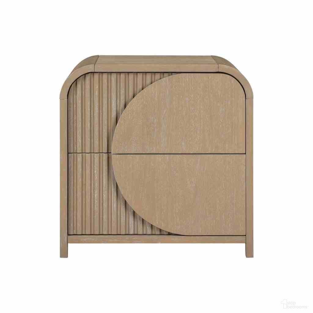 The appearance of Tangentry 2 Drawer Nightstand with USB A-C In Natural designed by Furniture of America in the modern / contemporary interior design. This natural piece of furniture was selected by 1StopBedrooms from Tangentry Collection to add a touch of cosiness and style into your home. Sku: FM73001NT-N. Material: Solid Rubberwood.