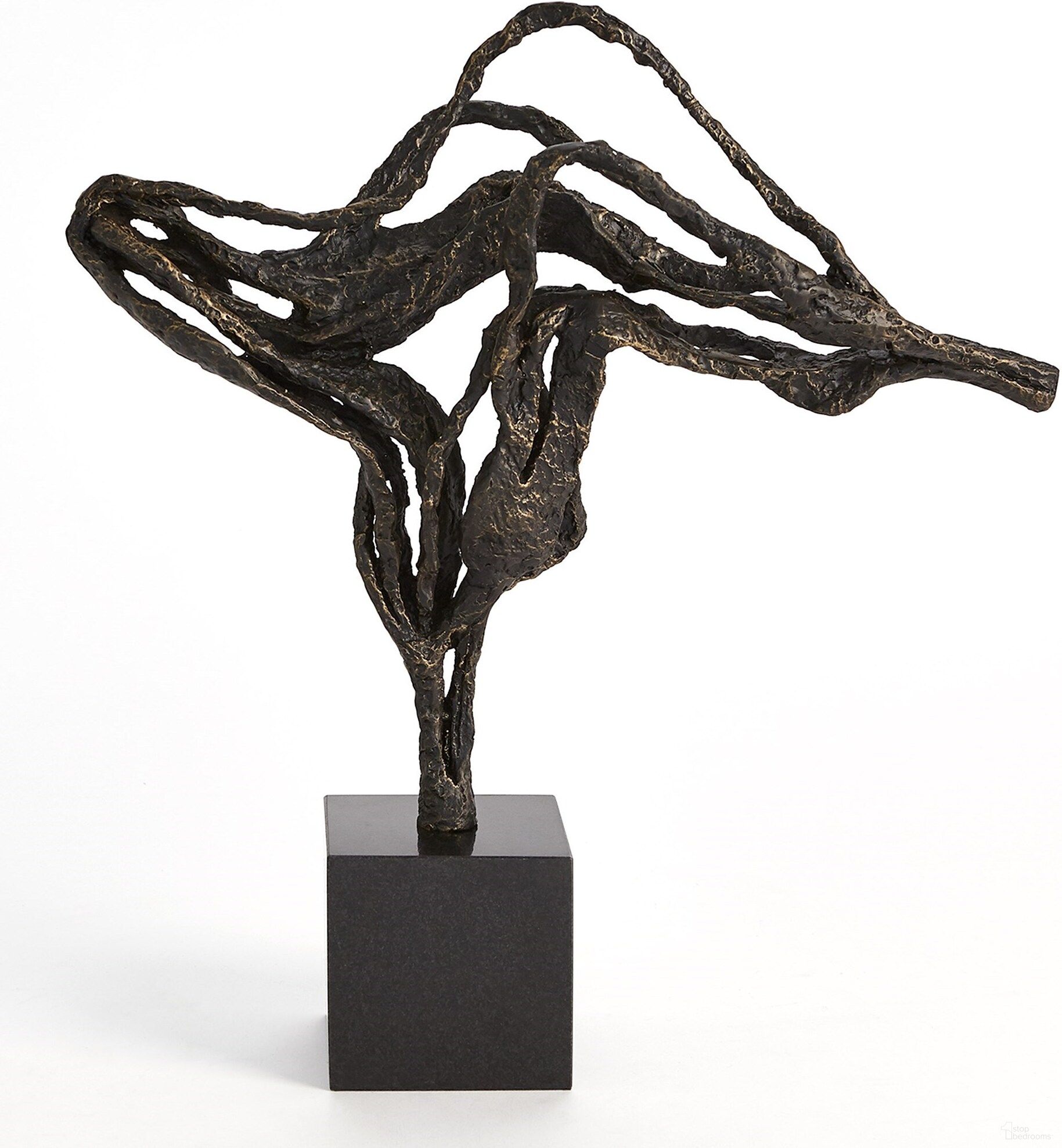 Tangled Sculpture In Black