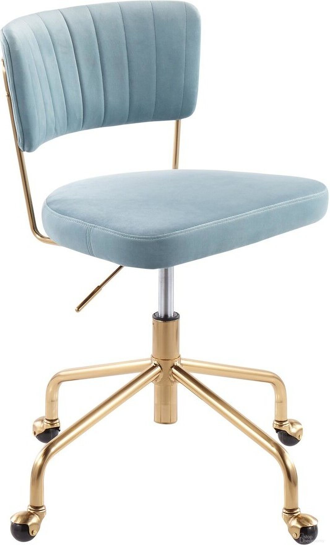 Tania Task Chair In Light Blue