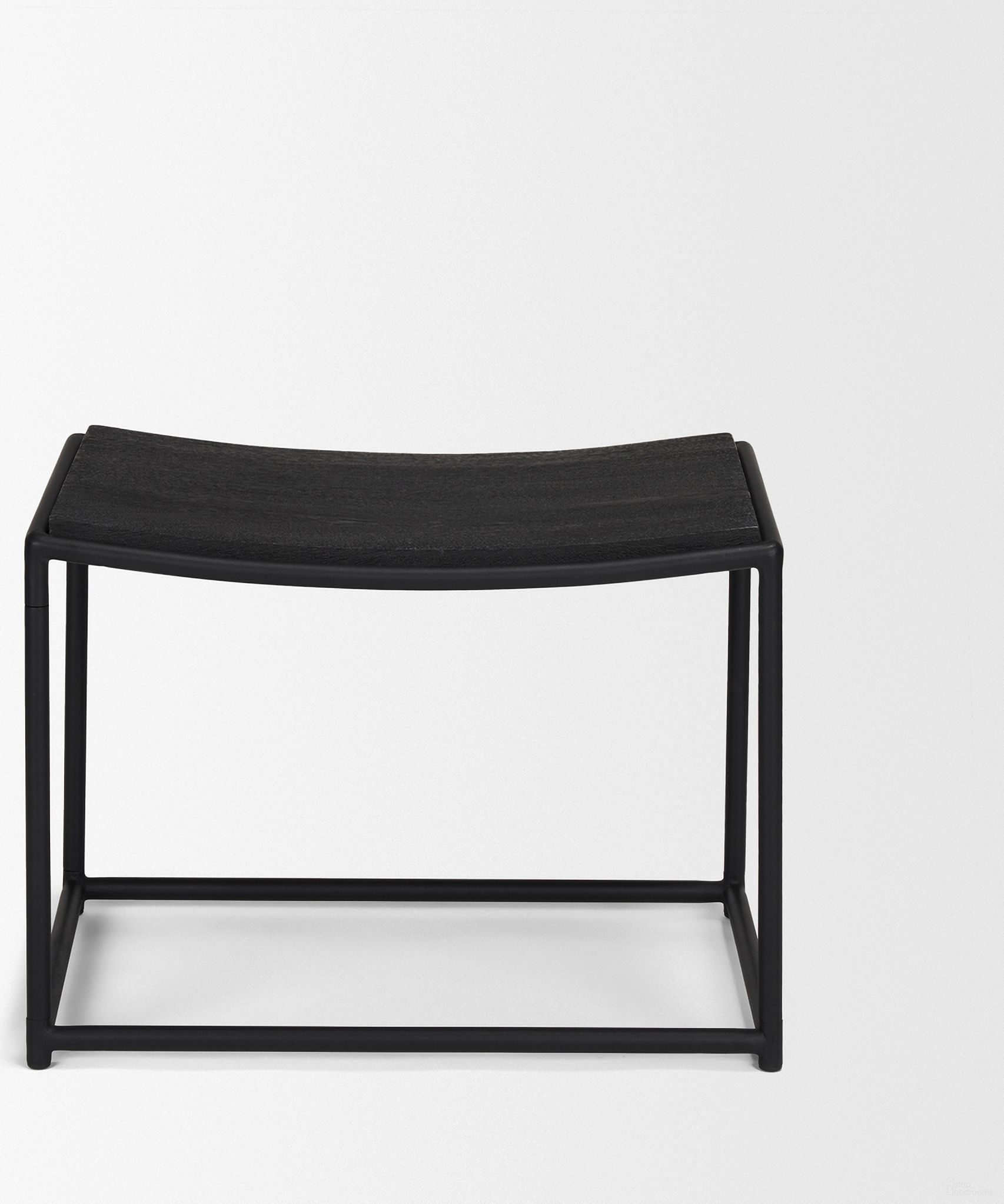 The appearance of Taniel Wood And Metal Stool In Black designed by Mercana in the transitional interior design. This black piece of furniture was selected by 1StopBedrooms from Taniel Collection to add a touch of cosiness and style into your home. Sku: 70821. Material: Solid Wood.