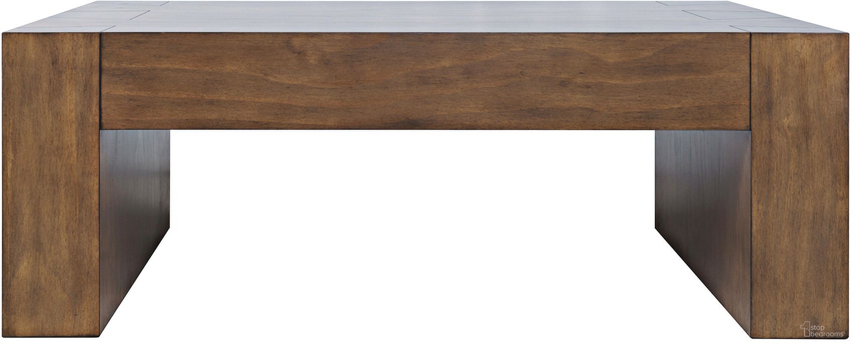 The appearance of Taos 52 Inch Dovetailed Coffee Table In Chestnut designed by Jofran in the modern / contemporary interior design. This chestnut piece of furniture  was selected by 1StopBedrooms from Taos Collection to add a touch of cosiness and style into your home. Sku: 2465-1. Material: MDF.