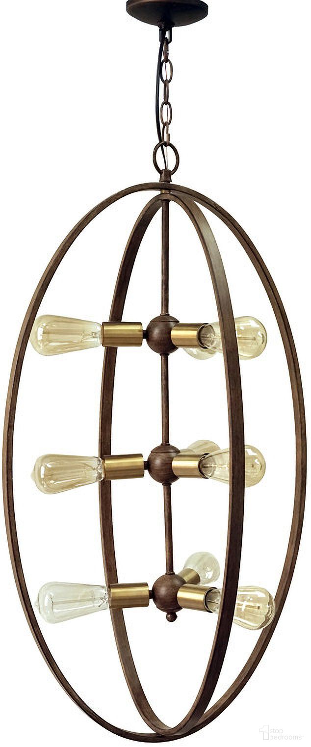 Taos Collection 9 Light Chandelier In Bronze