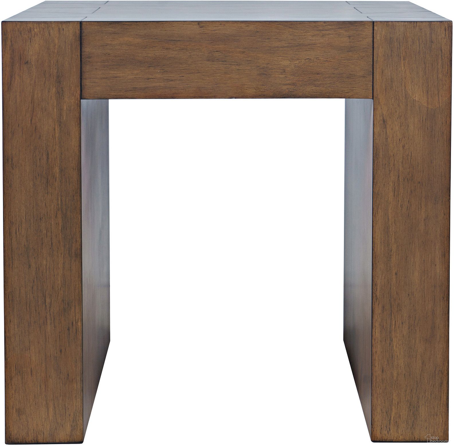 The appearance of Taos Square Dovetailed End Table In Chestnut designed by Jofran in the modern / contemporary interior design. This chestnut piece of furniture was selected by 1StopBedrooms from Taos Collection to add a touch of cosiness and style into your home. Sku: 2465-3. Material: MDF.