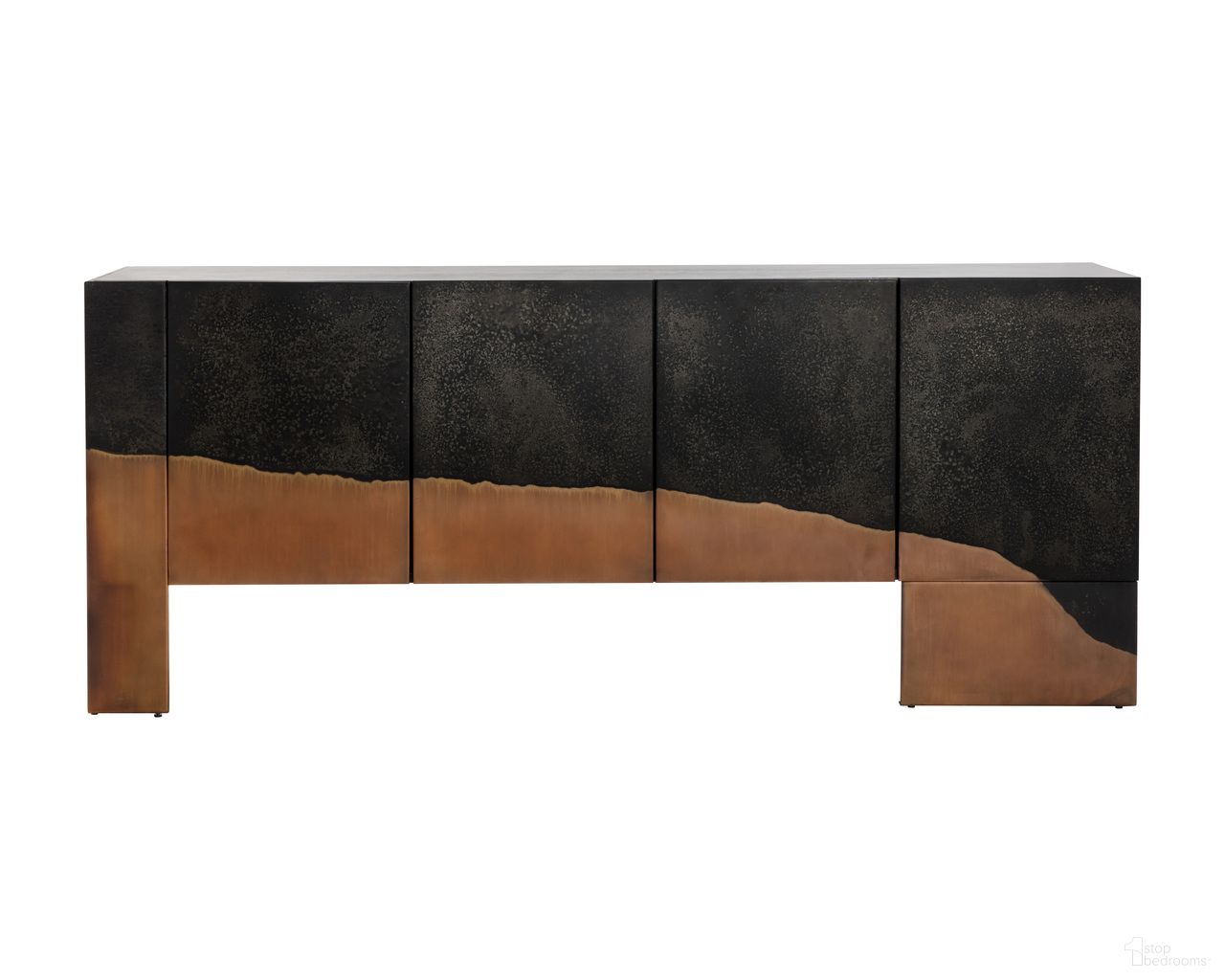Tapio Sideboard In Black and Copper
