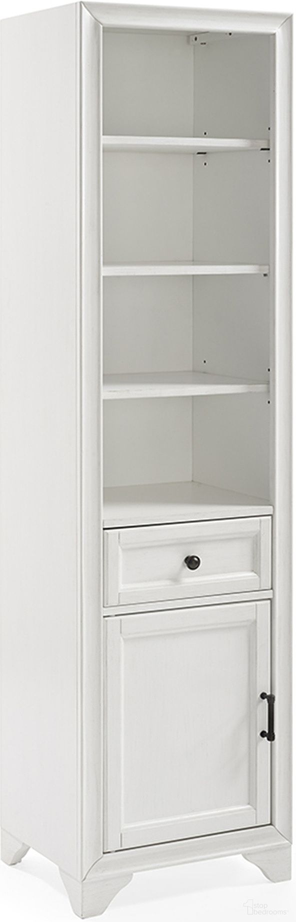 The appearance of Tara Linen Storage Cabinet In White designed by Crosley Brands in the modern / contemporary interior design. This white piece of furniture  was selected by 1StopBedrooms from Tara Collection to add a touch of cosiness and style into your home. Sku: CF7011-WH. Material: MDF.