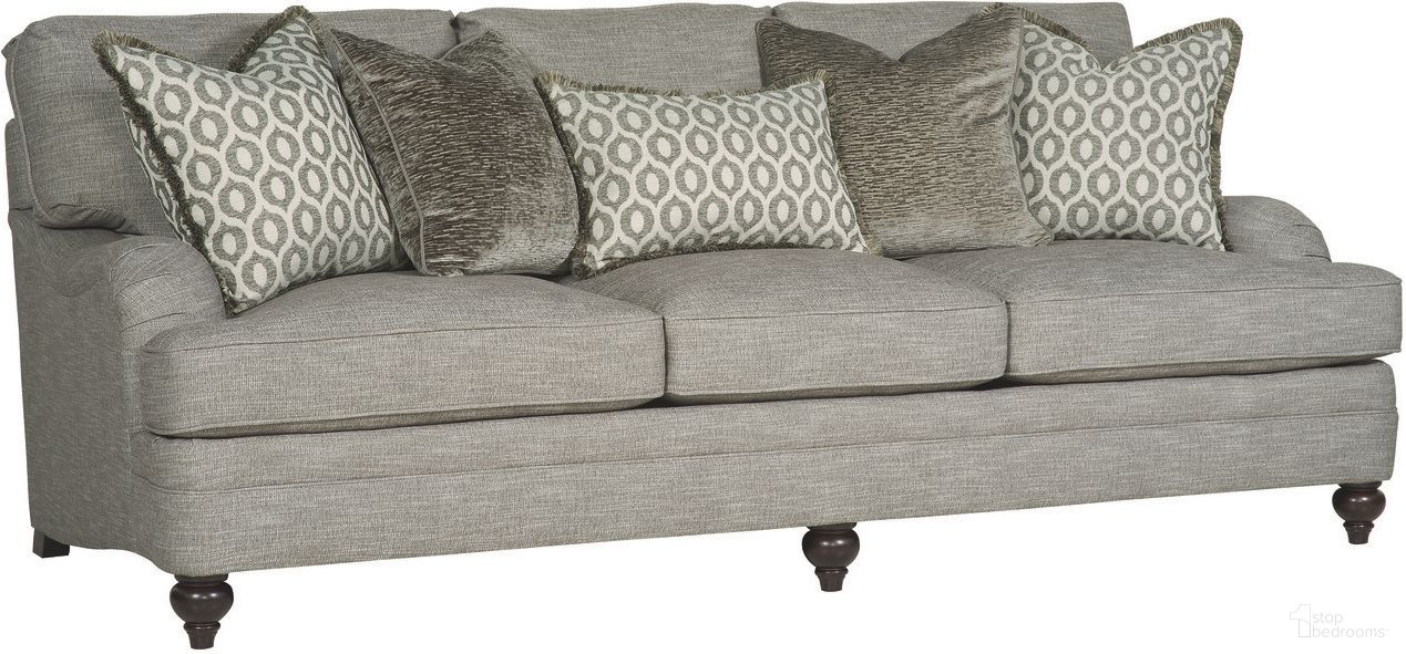 The appearance of Tarleton Sofa designed by Bernhardt in the transitional interior design. This mocha chenille piece of furniture was selected by 1StopBedrooms from Tarleton Collection to add a touch of cosiness and style into your home. Sku: B4267G. Material: Wood. Upholstery Material: Chenille.