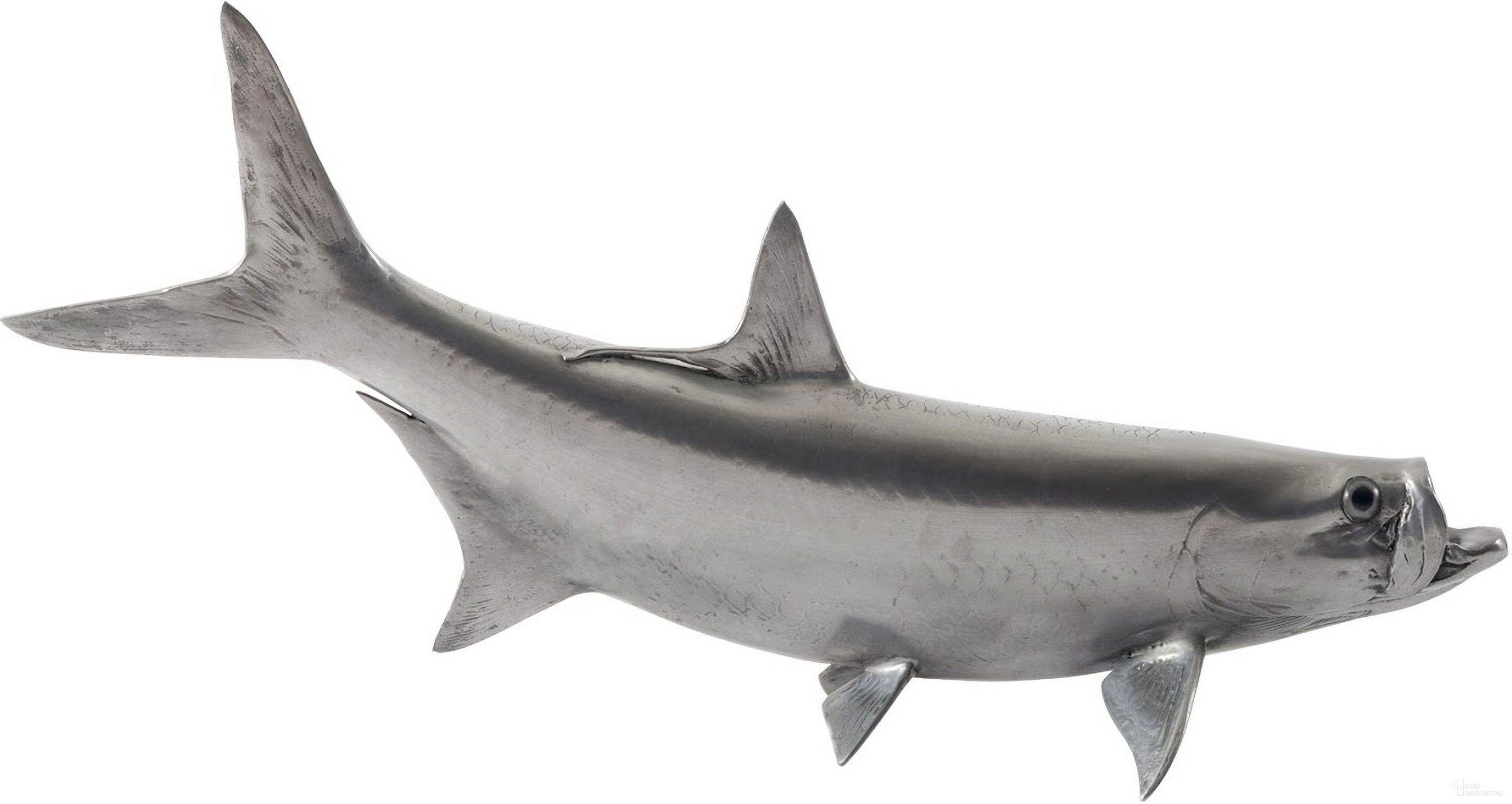The appearance of Tarpon Fish In Gray designed by Phillips Collection in the modern / contemporary interior design. This gray piece of furniture  was selected by 1StopBedrooms from Outdoor Collection to add a touch of cosiness and style into your home. Sku: PH67449. Material: Resin.