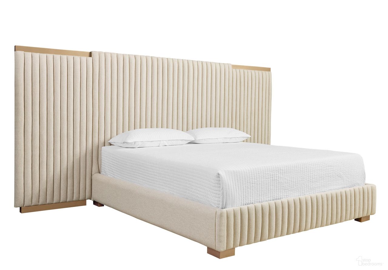 Tarrant King Platform Bed In Monument Oatmeal