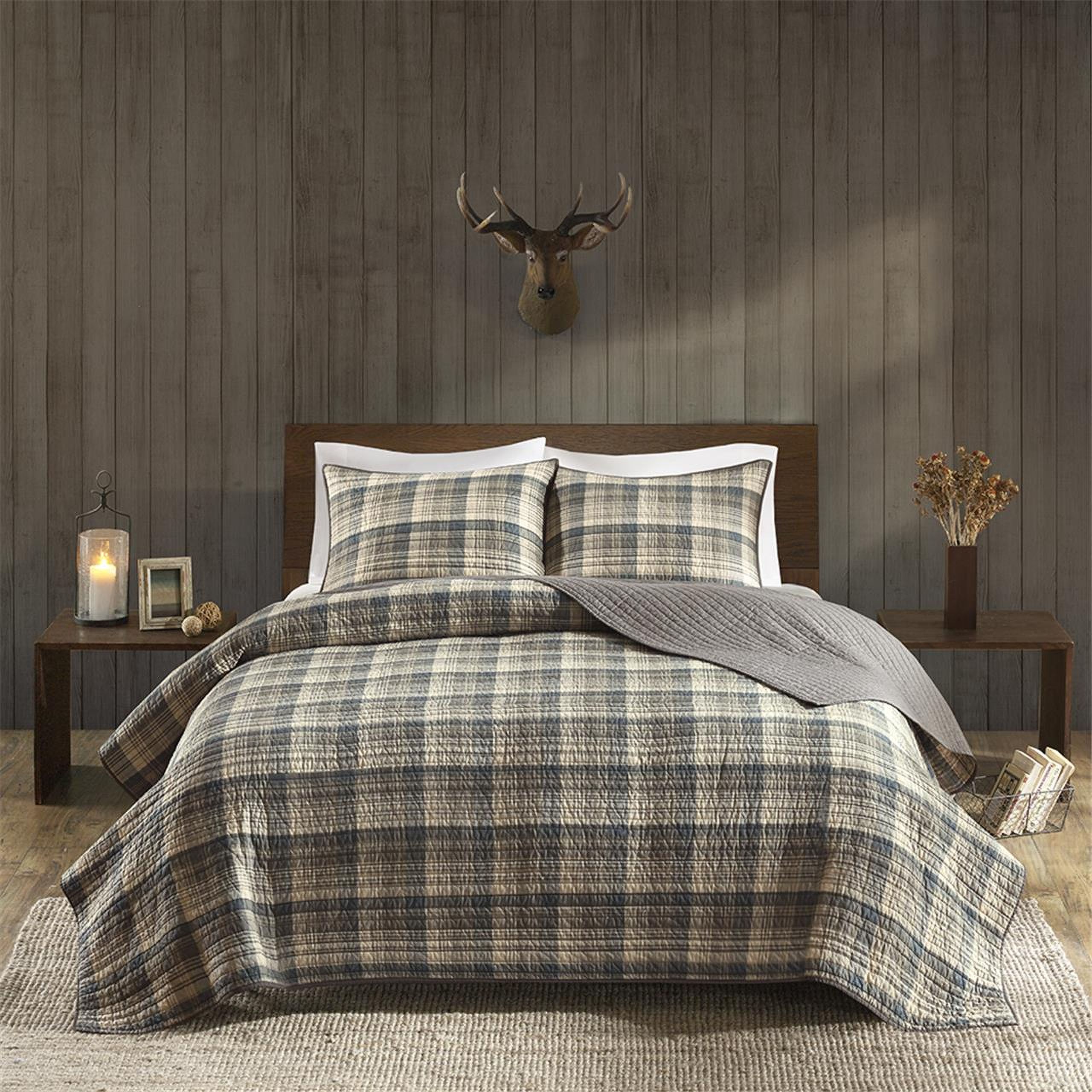 The appearance of Tasha Cotton Percale Printed Queen Quilt Mini Set In Tan designed by Olliix in the cabin / lodge interior design. This tan piece of furniture was selected by 1StopBedrooms from Tasha Collection to add a touch of cosiness and style into your home. Sku: WR14-1787. Bed Size: Queen. Material: Cotton.