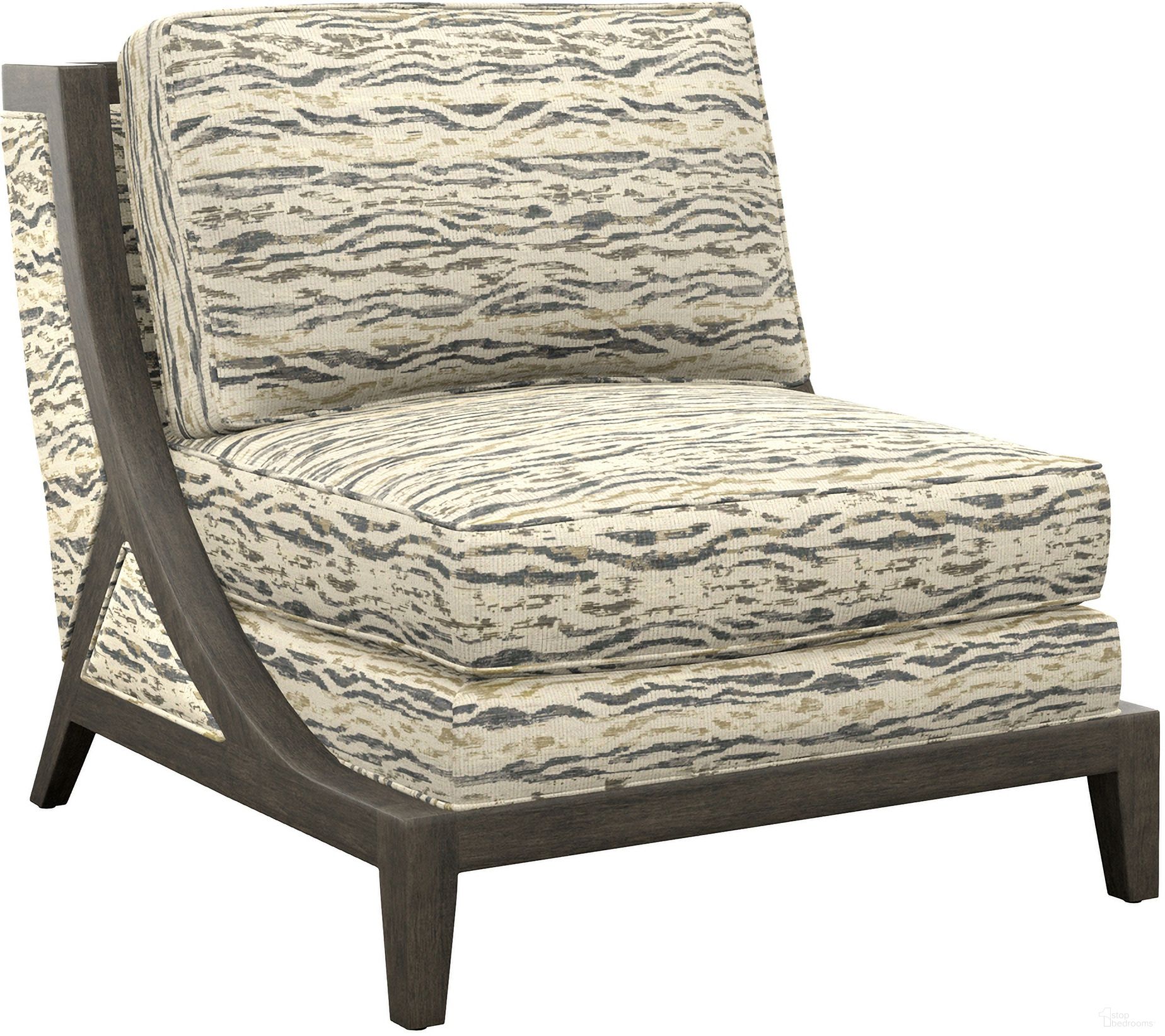 The appearance of Featured Upholstery Tasman Chair In Cream designed by Tommy Bahama in the transitional interior design. This cream piece of furniture was selected by 1StopBedrooms from Featured Upholstery Collection to add a touch of cosiness and style into your home. Sku: 1700-11-72. Material: Fabric.