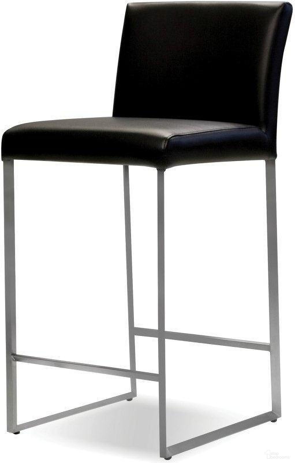 The appearance of Tate Black Leatherette Counter Stool designed by Mobital in the modern / contemporary interior design. This black piece of furniture was selected by 1StopBedrooms from Tate Collection to add a touch of cosiness and style into your home. Sku: DCS-TATE-BLAC-. Material: Leather.