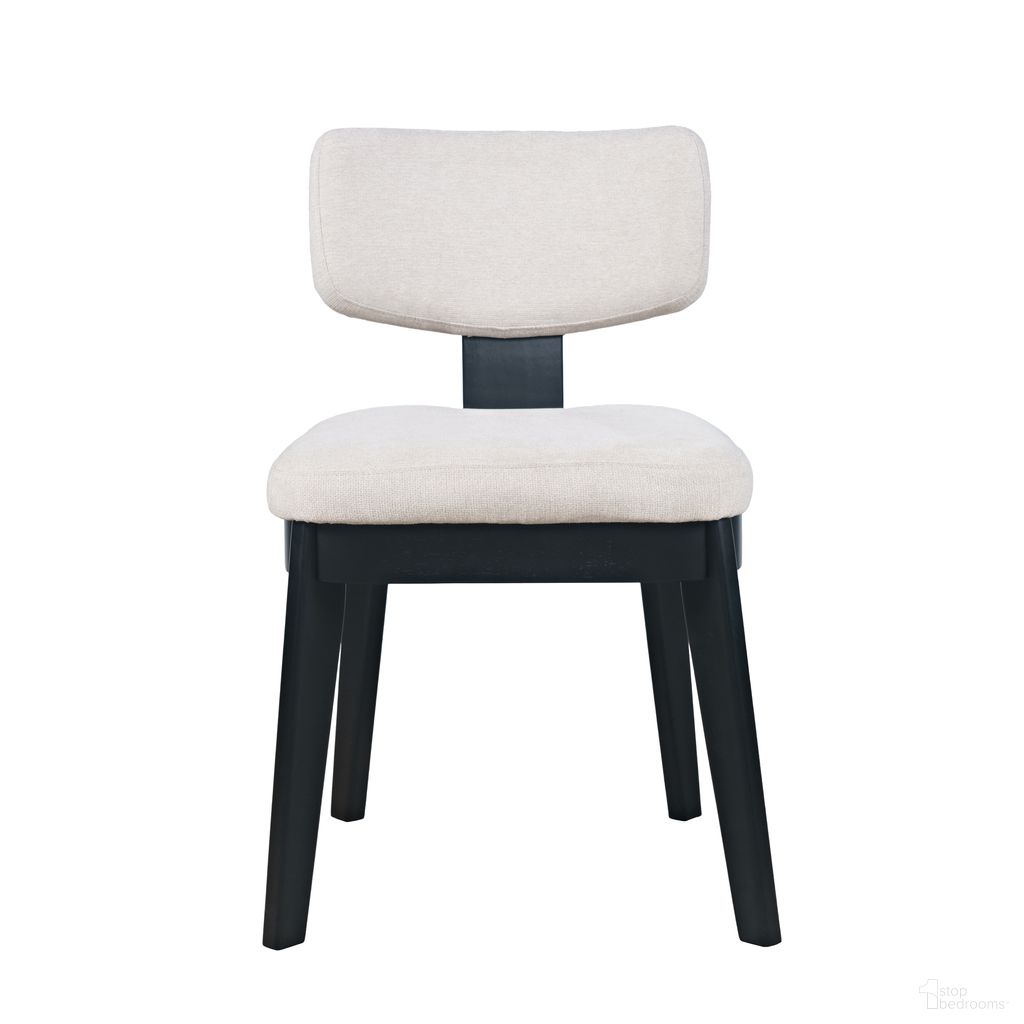 The appearance of Tate Split Back Upholstered Dining Chair Set of 2 In Black designed by Jofran in the transitional interior design. This black piece of furniture  was selected by 1StopBedrooms from Tate Collection to add a touch of cosiness and style into your home. Sku: 2421-TATEBLK. Material: Plywood. Chair Type: Side Chair.