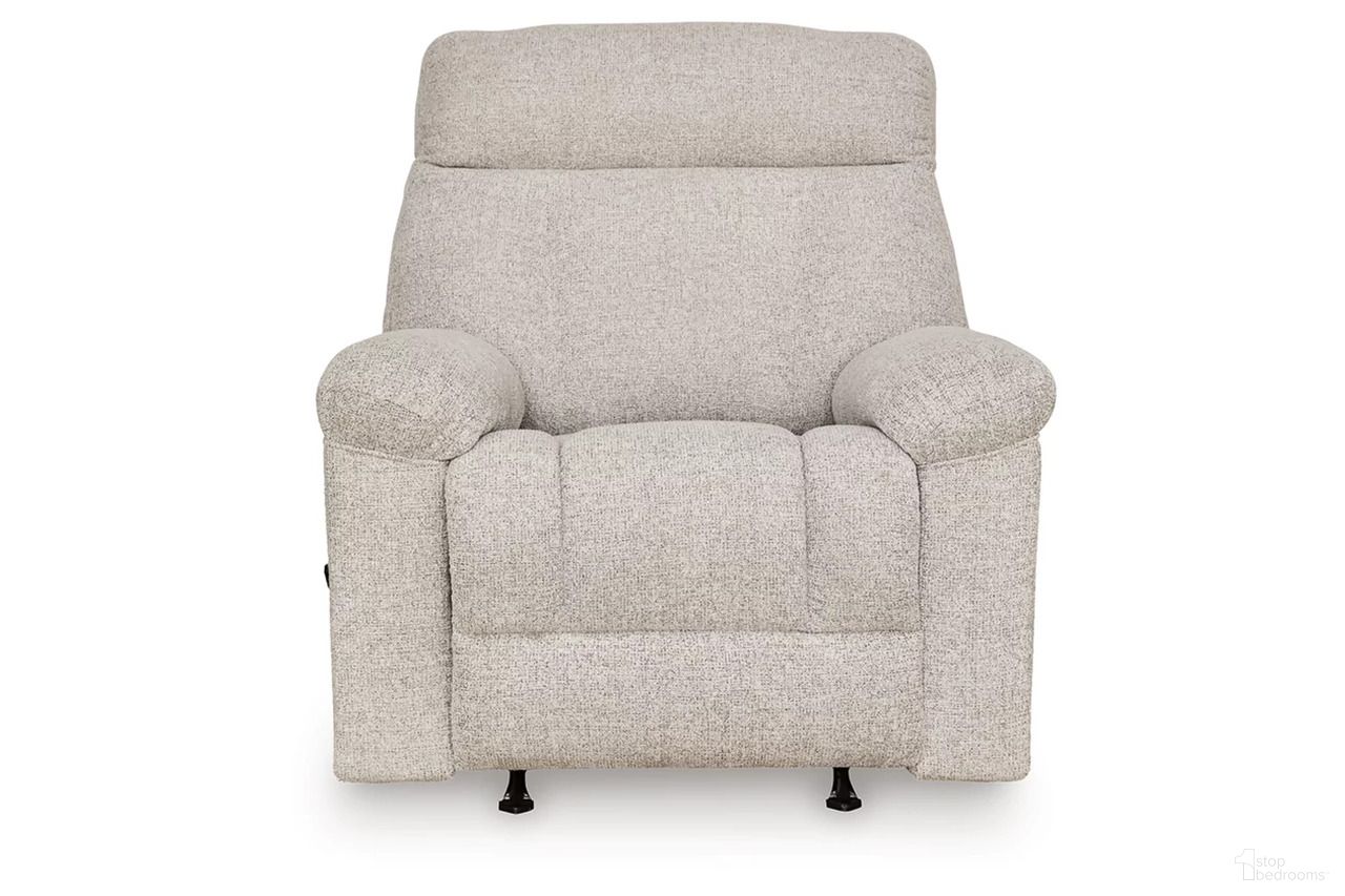 The appearance of Tattnall Recliner In Cobblestone designed by Signature Design by Ashley in the modern / contemporary interior design. This cobblestone piece of furniture  was selected by 1StopBedrooms from Tattnall Collection to add a touch of cosiness and style into your home. Sku: NC8281525. Material: Performance Fabric.