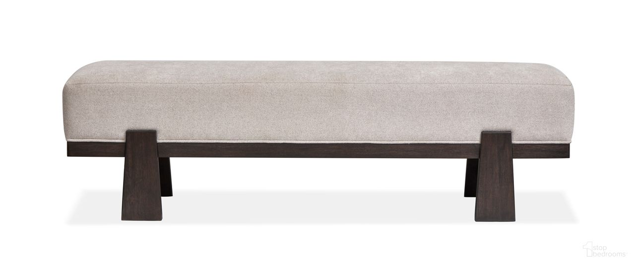 The appearance of Tauren Bench In Coffee Bean designed by Magnussen in the modern / contemporary interior design. This coffee bean piece of furniture was selected by 1StopBedrooms from Tauren Collection to add a touch of cosiness and style into your home. Sku: D6434-68. Material: Oak Veneer.