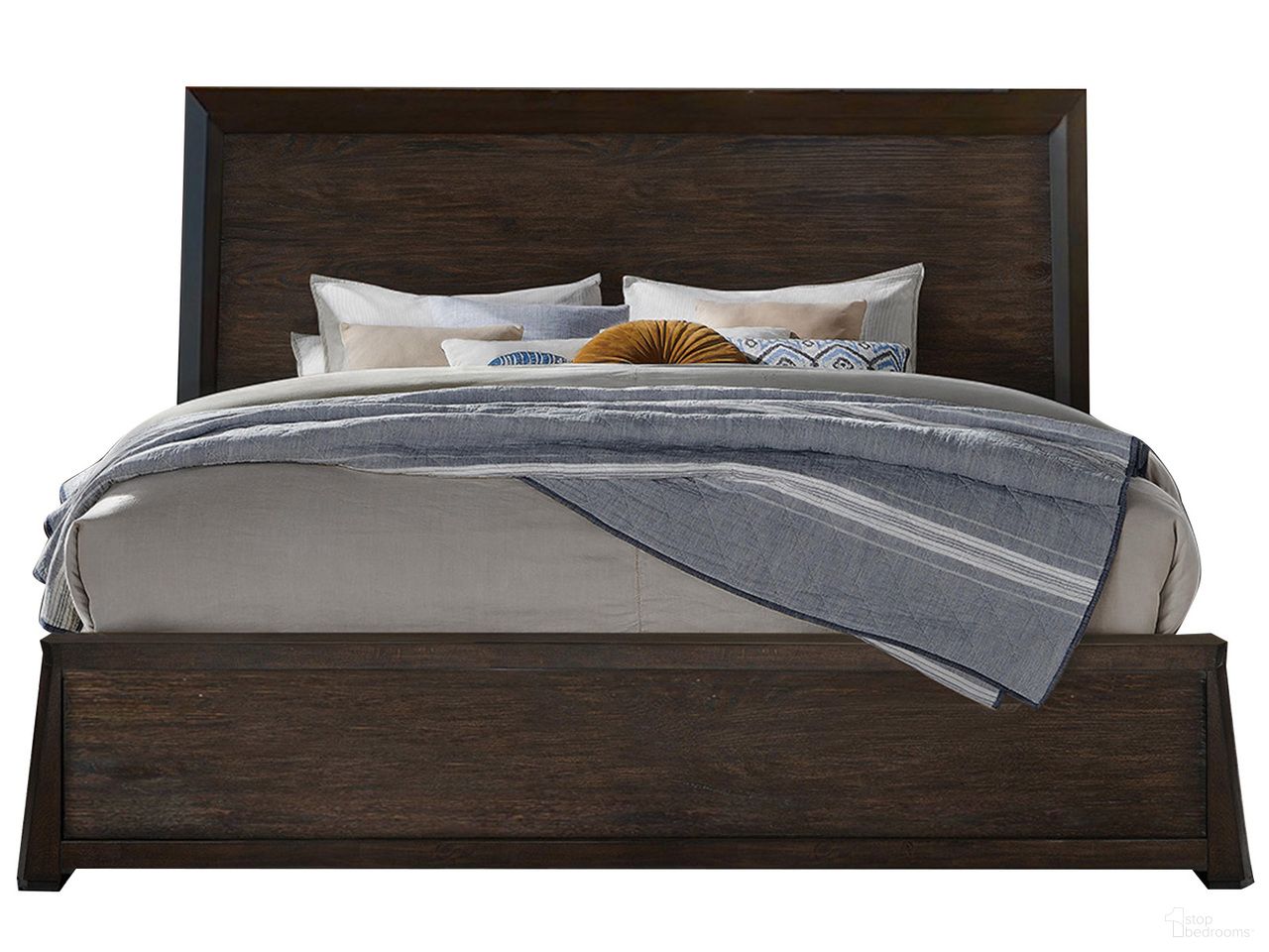 The appearance of Tauren King Panel Bed In Coffee Bean designed by Magnussen in the modern / contemporary interior design. This coffee bean piece of furniture was selected by 1StopBedrooms from Tauren Collection to add a touch of cosiness and style into your home. Sku: B6434-64H;B6434-64F;B6434-54R. Bed Type: Panel Bed. Bed Size: King. Material: Oak Veneer.