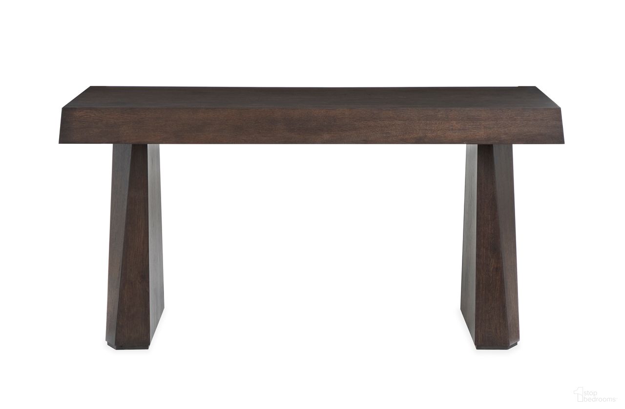 The appearance of Tauren Writing Desk In Coffee Bean designed by Magnussen in the modern / contemporary interior design. This coffee bean piece of furniture was selected by 1StopBedrooms from Tauren Collection to add a touch of cosiness and style into your home. Sku: H6434-01. Material: Oak Veneer.