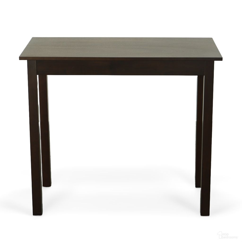 The appearance of Tavern Pub Bar In Espresso designed by Carolina Living in the modern / contemporary interior design. This espresso piece of furniture was selected by 1StopBedrooms from Tavern Collection to add a touch of cosiness and style into your home. Sku: 2242-ESP. Table Base Style: Legs. Material: MDF. Table Top Shape: Rectangular.