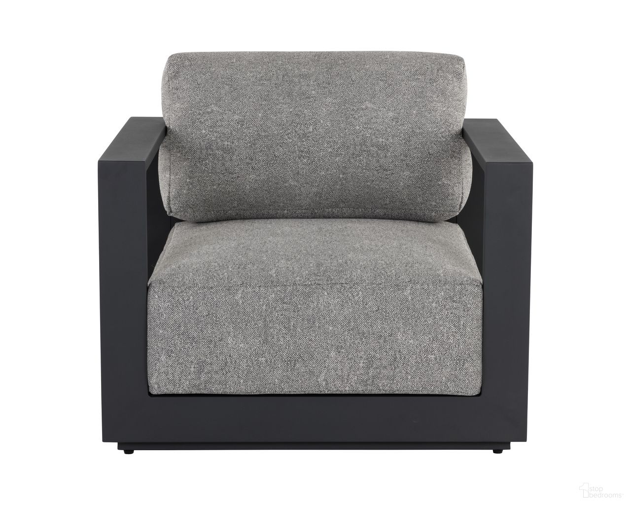 Tavira Armchair In Charcoal and Salt And Pepper