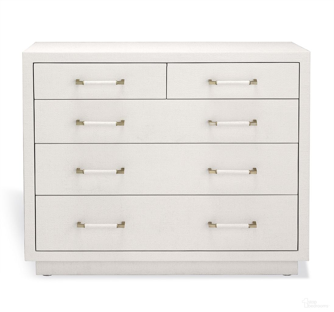 Taylor 5 Drawer Chest In White