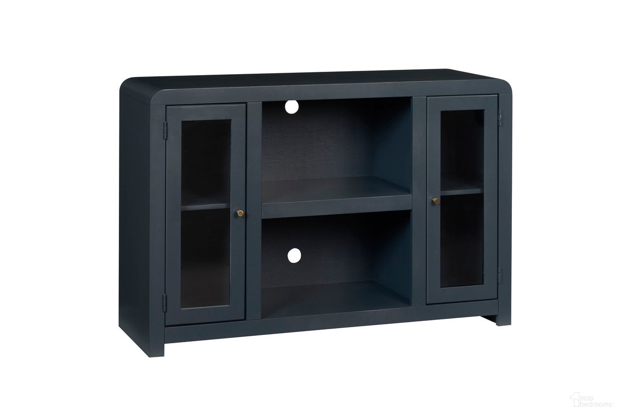 The appearance of Taylor 51 Inch Console with 2 Doors In Malta Blue designed by Aspenhome in the modern / contemporary interior design. This blue piece of furniture  was selected by 1StopBedrooms from Taylor Collection to add a touch of cosiness and style into your home. Sku: MYY1220-MBL. Material: Wood.