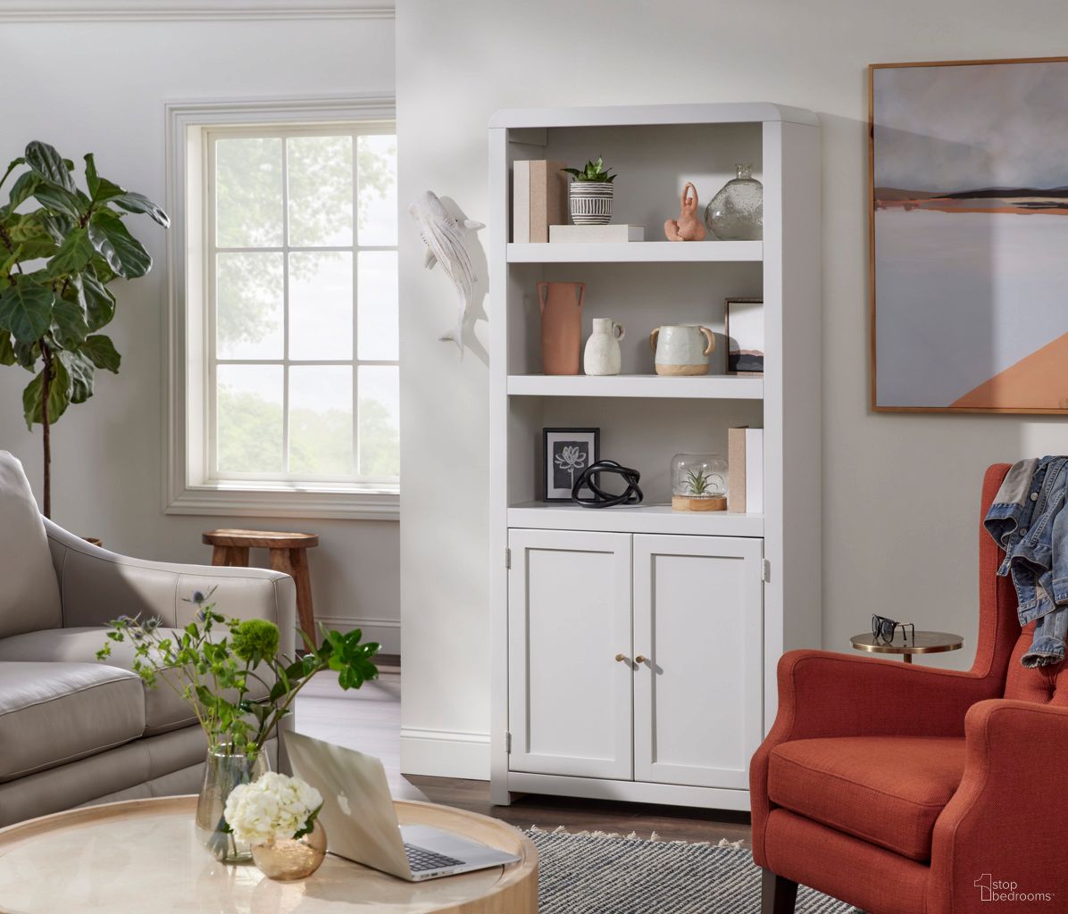 The appearance of Taylor 74 Inch Bookcase with 2 Doors In White designed by Aspenhome in the modern / contemporary interior design. This white piece of furniture was selected by 1StopBedrooms from Taylor Collection to add a touch of cosiness and style into your home. Sku: MYY3472D/12-WHI. Material: Wood.