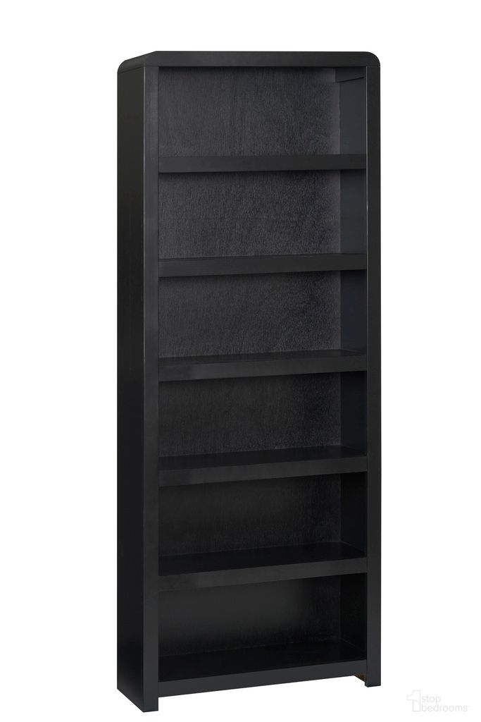 The appearance of Taylor 84 Inch Bookcase In Black designed by Aspenhome in the modern / contemporary interior design. This black piece of furniture  was selected by 1StopBedrooms from Taylor Collection to add a touch of cosiness and style into your home. Sku: MYY3484-BLK. Material: Wood.