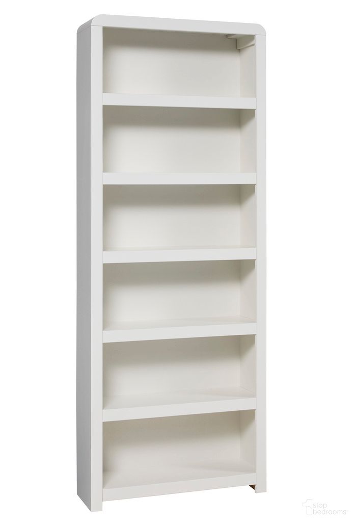 Taylor 84 Inch Bookcase In White