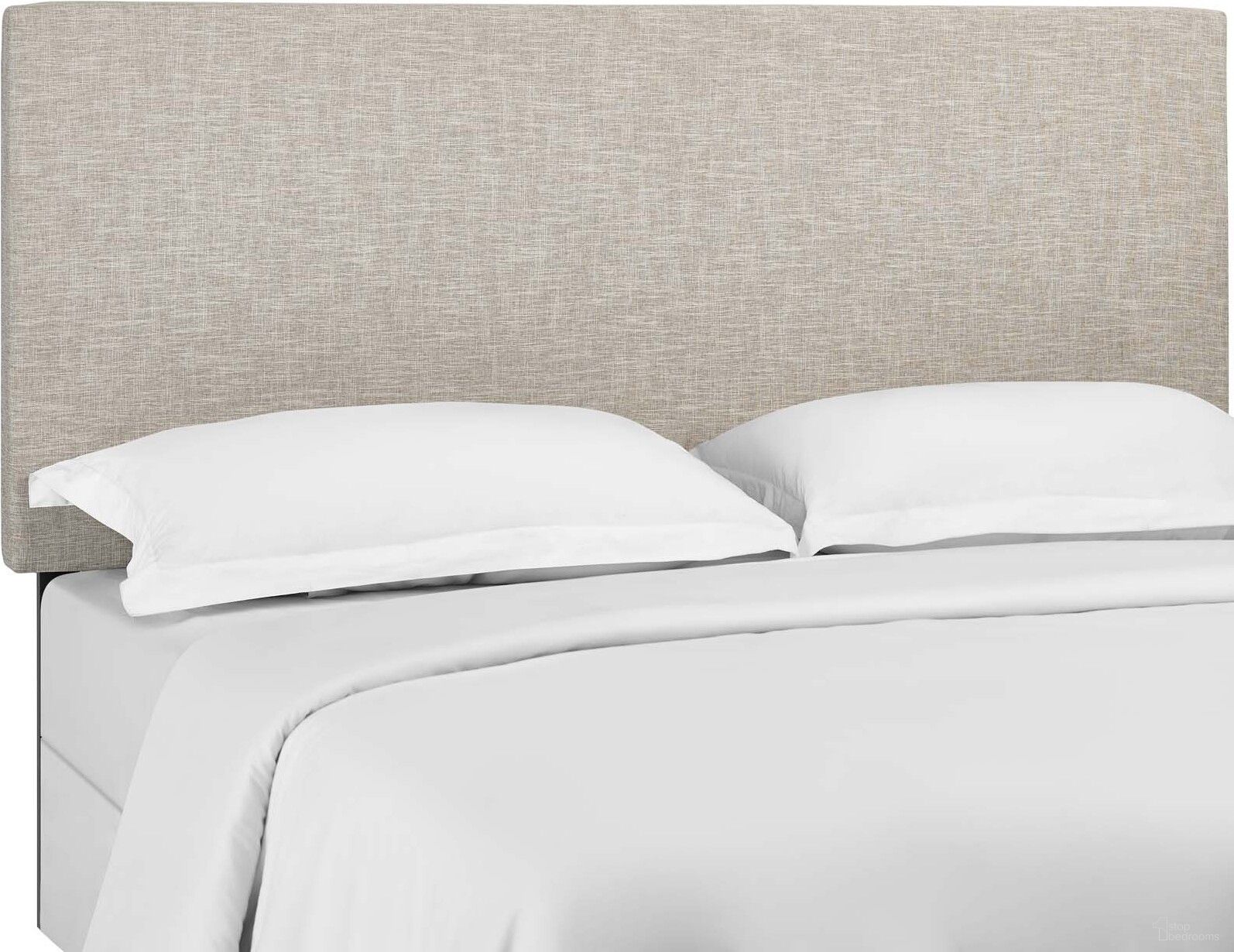 The appearance of Taylor Beige King and California King Upholstered Linen Fabric Headboard designed by Modway in the modern / contemporary interior design. This beige piece of furniture  was selected by 1StopBedrooms from Taylor Collection to add a touch of cosiness and style into your home. Sku: MOD-5883-BEI. Material: Fabric. Bed Size: King.