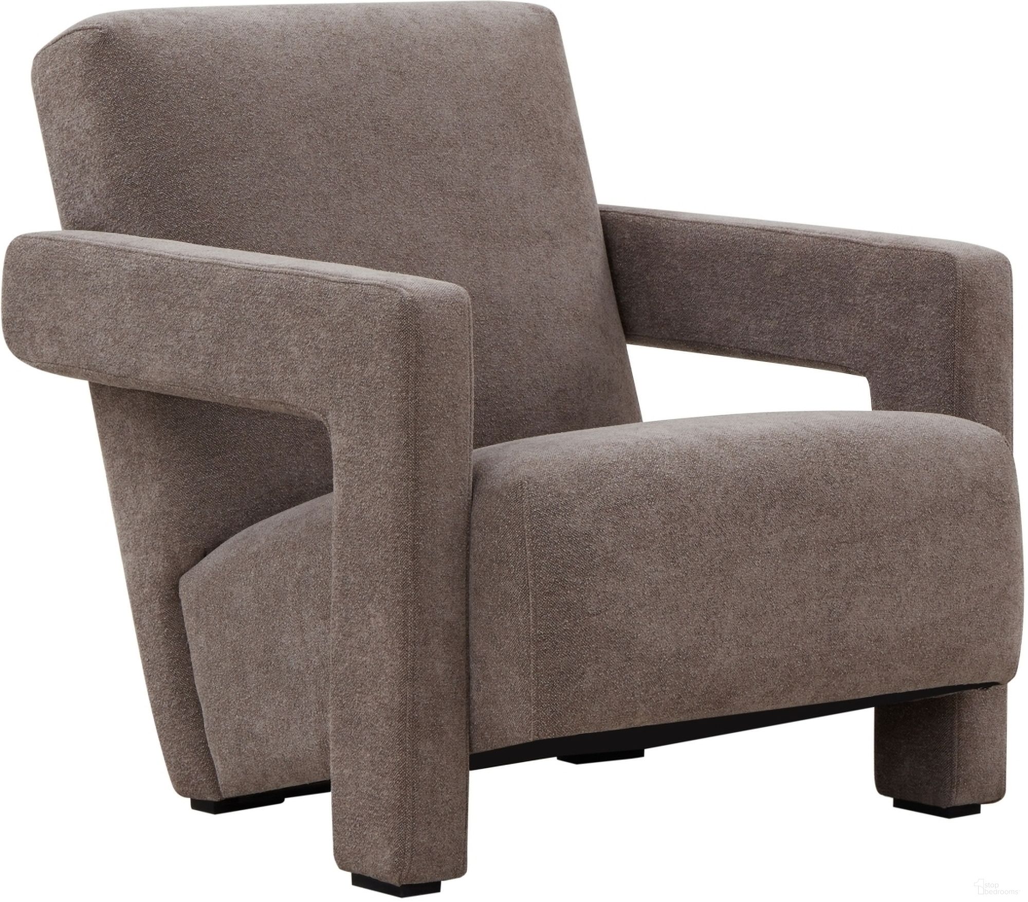 The appearance of Taylor Modern Velvet Accent Chair In Brown designed by Safavieh Couture in the modern / contemporary interior design. This brown piece of furniture  was selected by 1StopBedrooms from Taylor Collection to add a touch of cosiness and style into your home. Sku: SFV5046F. Material: Wood.