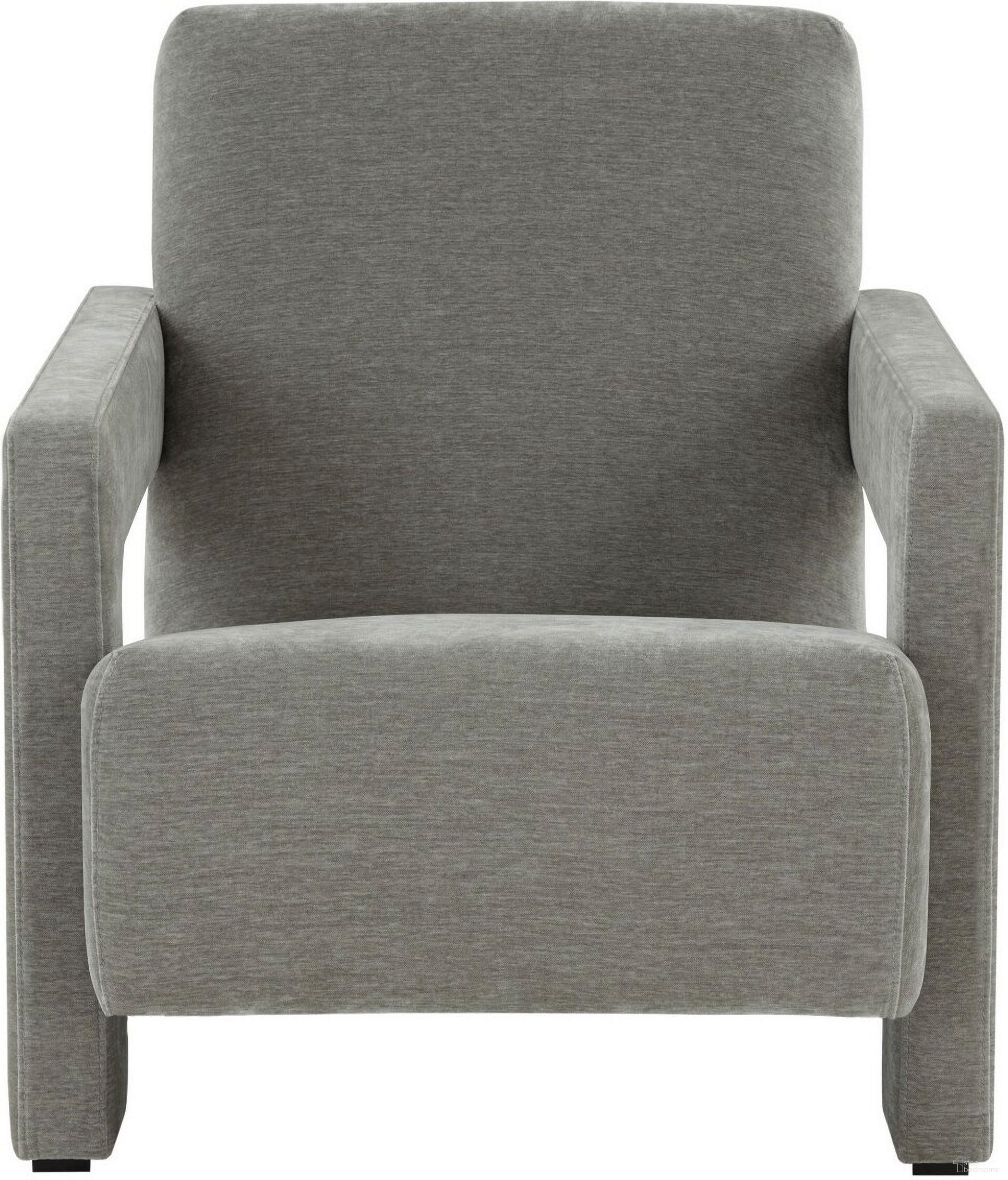 The appearance of Taylor Modern Velvet Accent Chair In Grey designed by Safavieh Couture in the modern / contemporary interior design. This grey piece of furniture  was selected by 1StopBedrooms from Taylor Collection to add a touch of cosiness and style into your home. Sku: SFV5046B. Material: Wood.