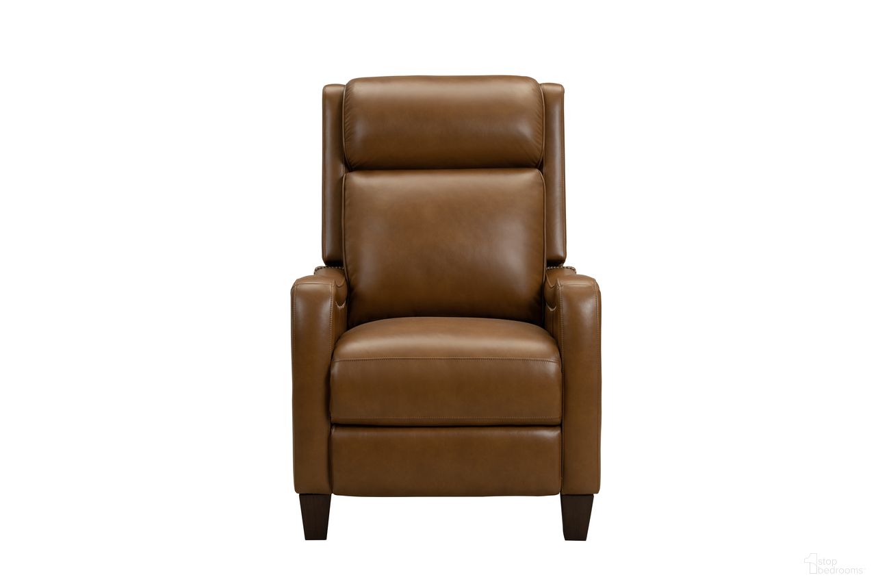 The appearance of Taylor Power Recliner with Power Head Rest In Elwood Saddle designed by BarcaLounger in the transitional interior design. This elwood saddle piece of furniture was selected by 1StopBedrooms from Taylor Collection to add a touch of cosiness and style into your home. Sku: 9PH1482572284. Material: Leather.