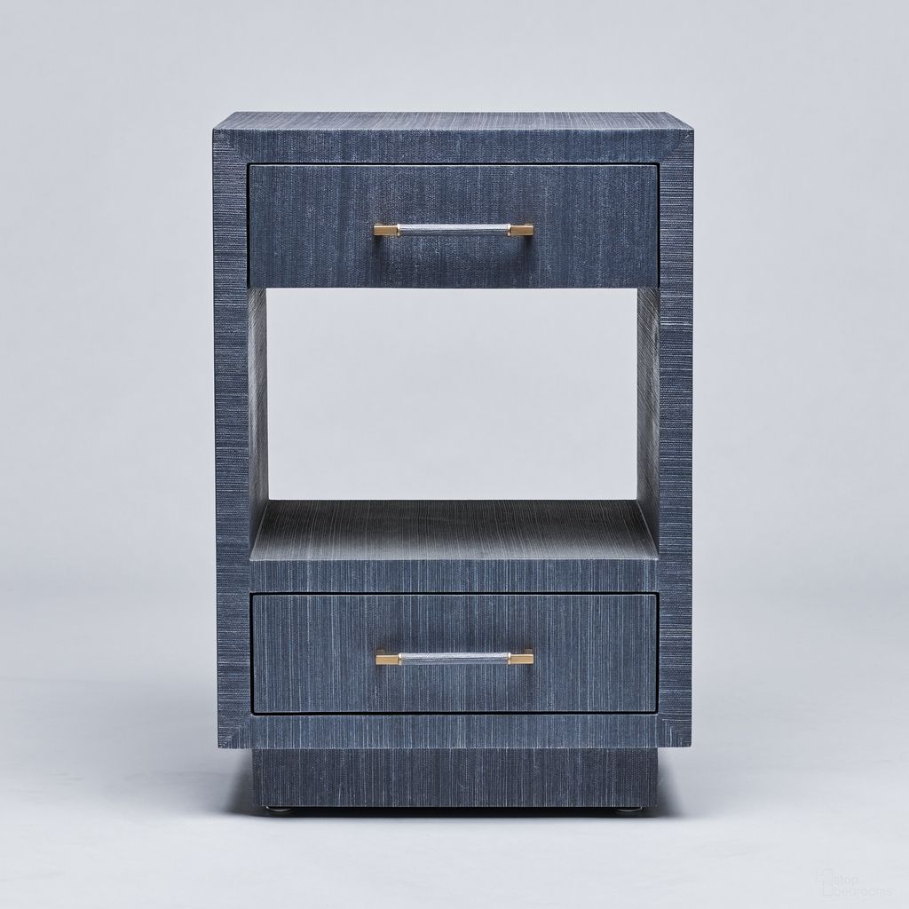 Taylor Small Bedside Chest In Navy
